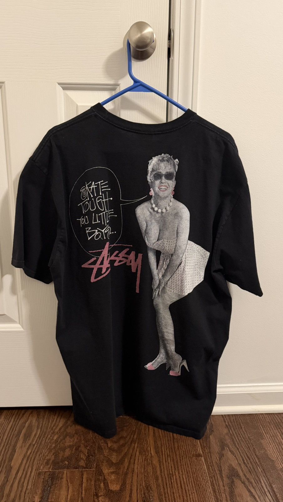 Stussy Stussy Skate Tough You Little Boys Tshirt. Black Size US XL / EU 56 / 4 - 1 Thumbnail
