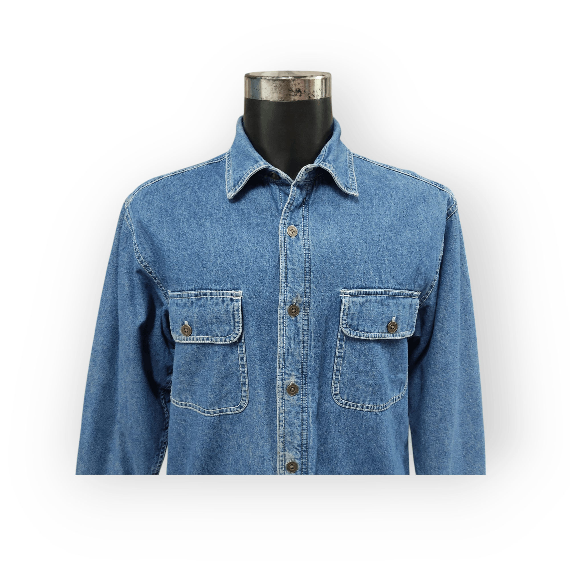 Levi's × Vintage Vintage Levi's Fleece Lined Denim Shirt Jacket Size US M / EU 48-50 / 2 - 2 Thumbnail