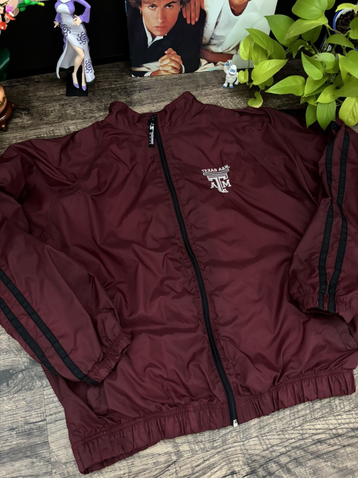 Starter 90s Starter Texas A&M Windbreaker Jacket Medium Size US M / EU 48-50 / 2 - 1 Thumbnail