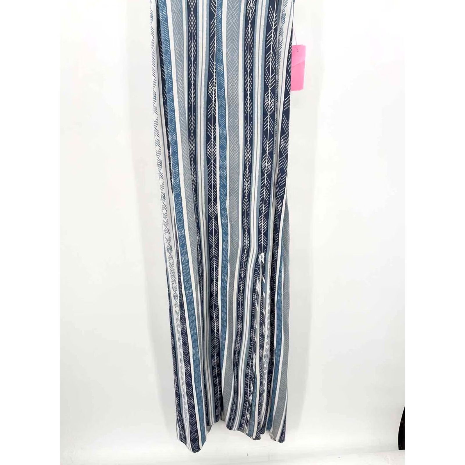 Vintage Olivaceaous Blue Maxi Sleeveless Dress Small Size S / US 4 / IT 40 - 2 Thumbnail
