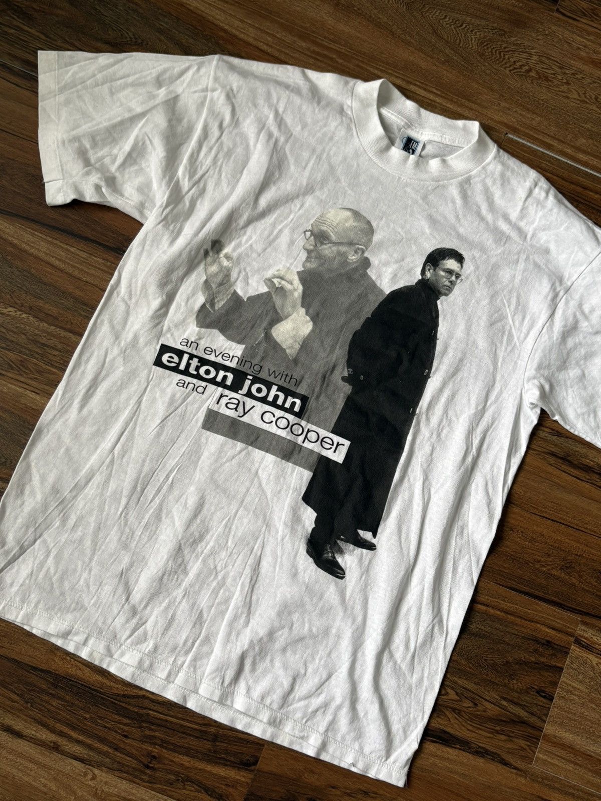 Vintage Vintage Elton John & Ray Cooper Tour GEM Graphic Print xl Size US XL / EU 56 / 4 - 3 Thumbnail