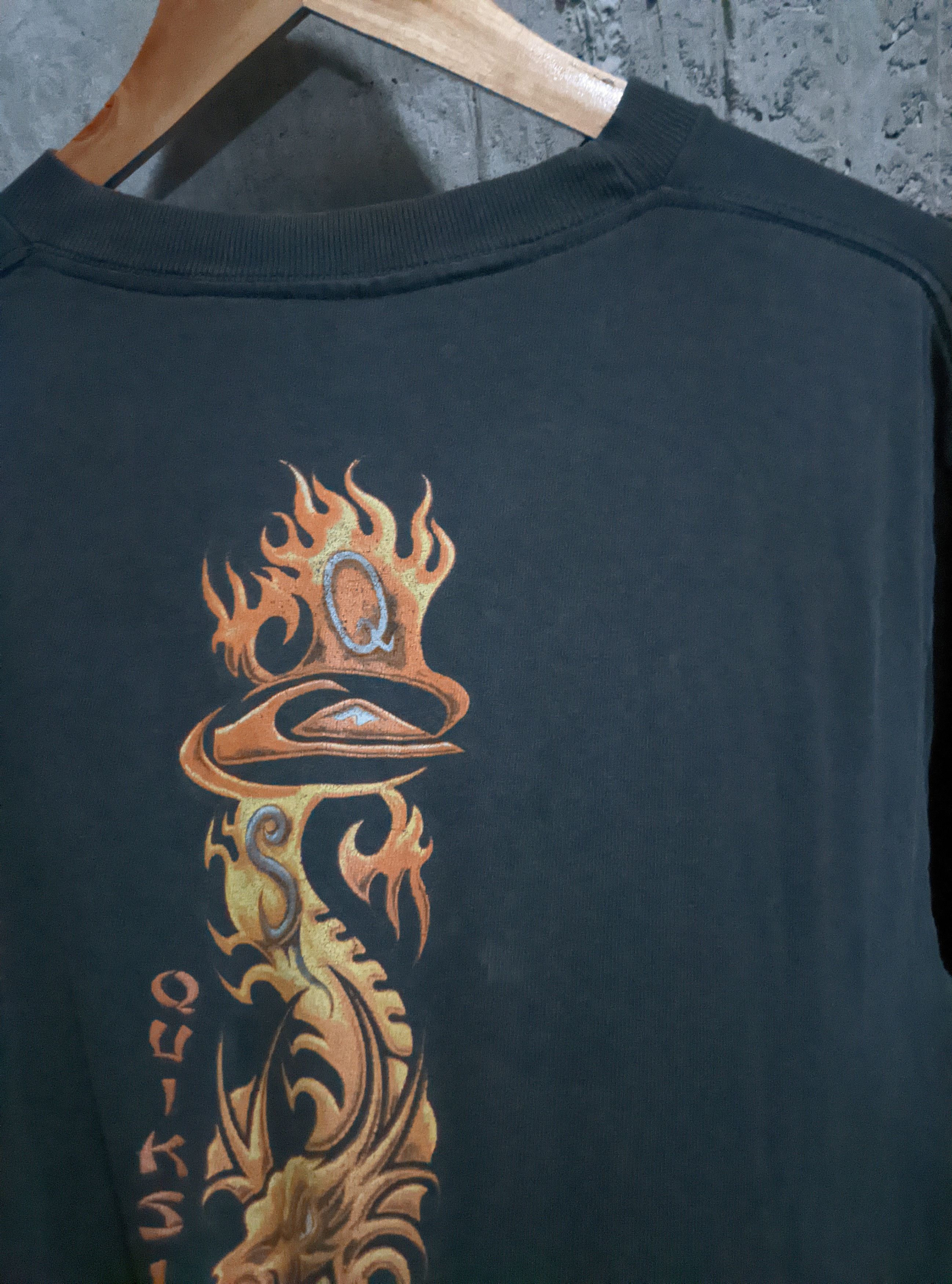 Quiksilver Vintage quiksilver dragon distressed sun faded ERD Size US L / EU 52-54 / 3 - 9 Thumbnail