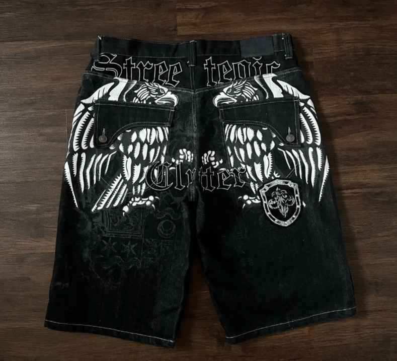 Japanese Brand Denim Shorts Patch Vintage Size US 30 / EU 46 - 2 Thumbnail
