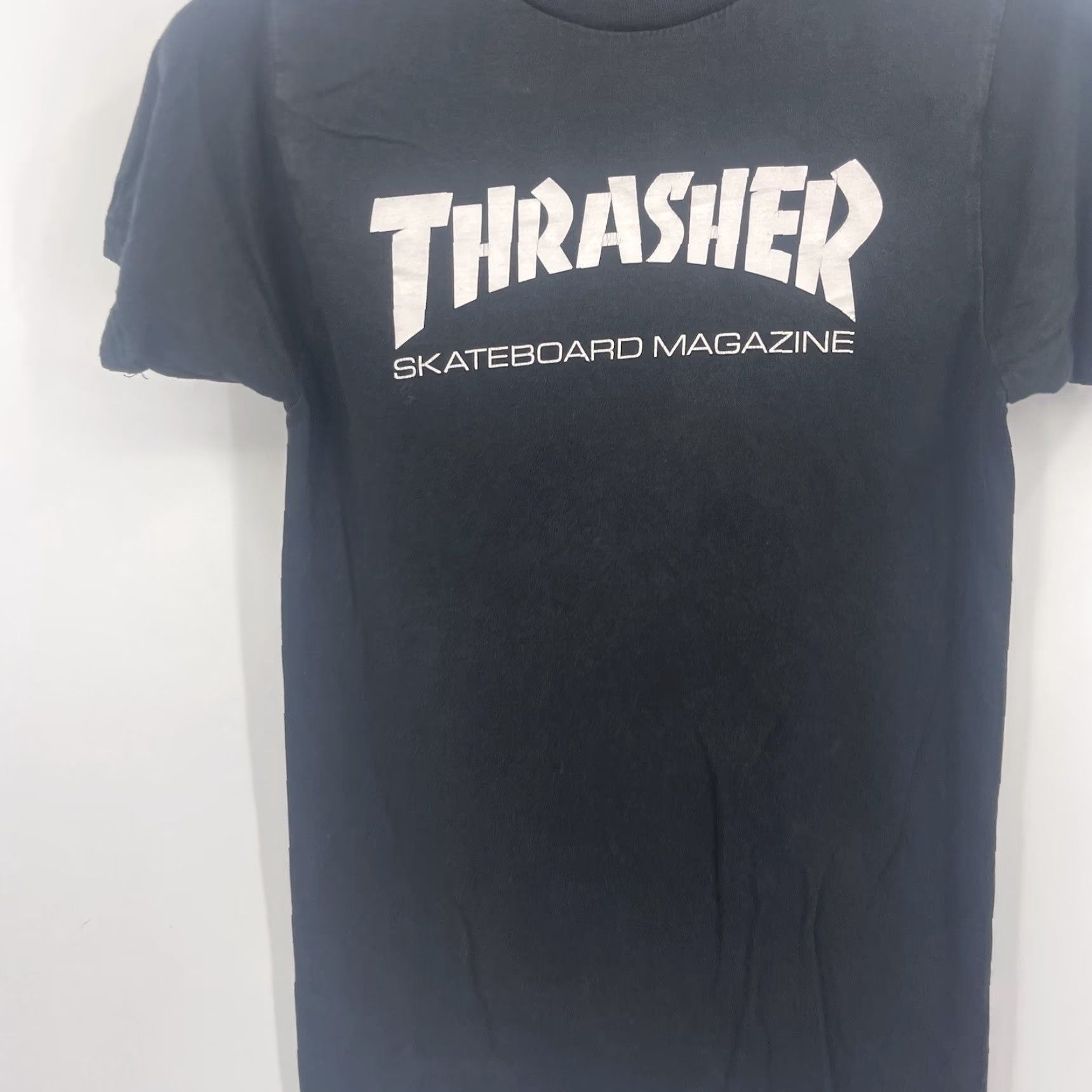 Thrasher VINTAGE Thrasher T-Shirt Men's Small 90s Skateboard Graphic Tee Black Cotton Short Sleeve Size US S / EU 44-46 / 1 - 4 Thumbnail