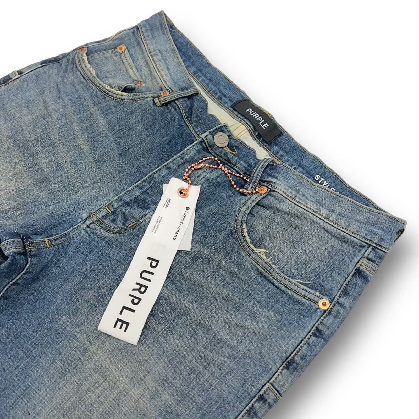 Purple × Purple Brand PURPLE- P001- Mechanic Vintage Indigo Size US 32 / EU 48 - 5 Thumbnail