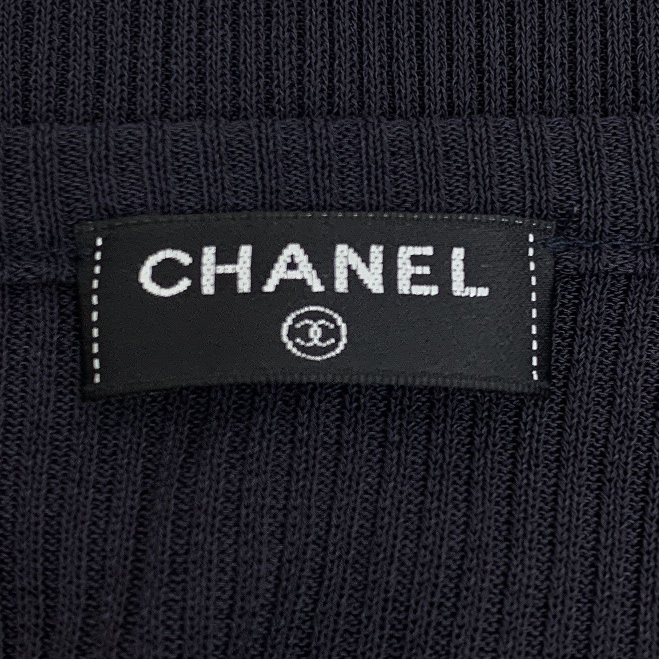 Chanel Chanel Black Silk Pattern Embroidered Knit Sweatshirt Size XS / US 0-2 / IT 36-38 - 5 Thumbnail