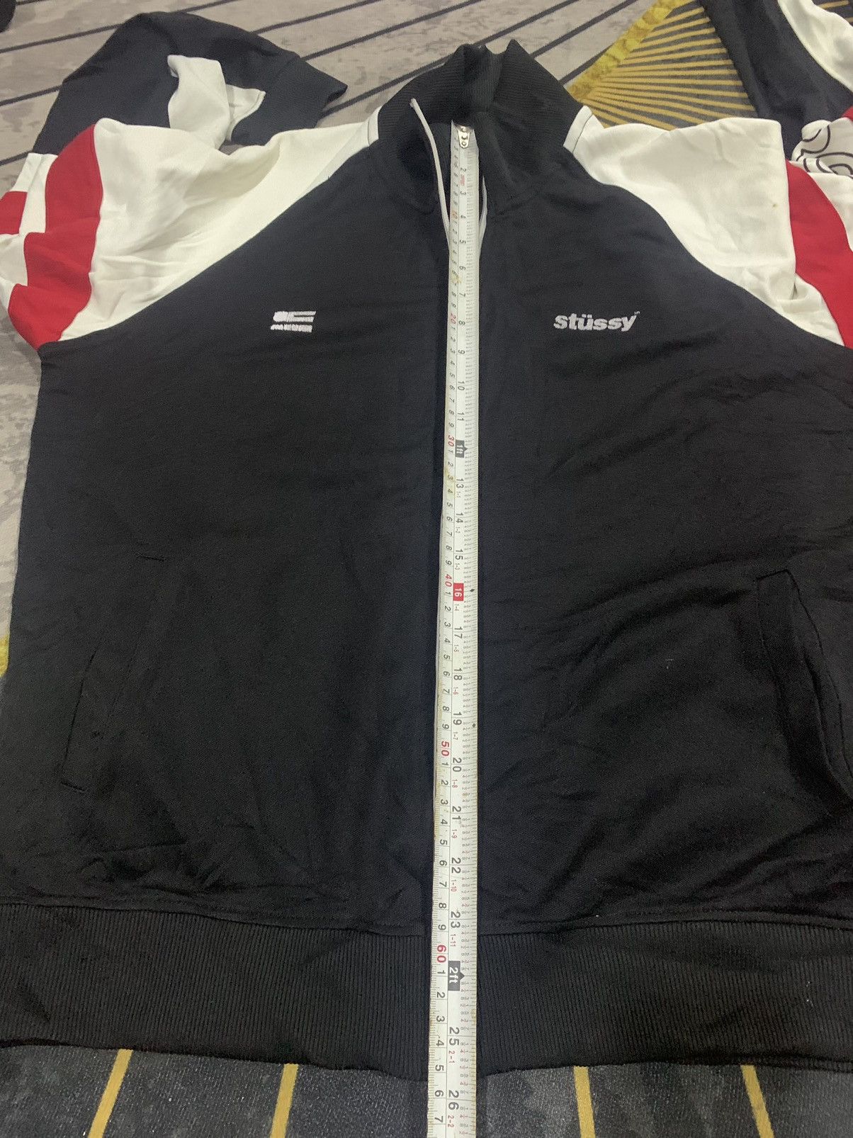 Stussy × Vintage VINTAGE!! 90's Track Top STUSSY Size US L / EU 52-54 / 3 - 9 Thumbnail
