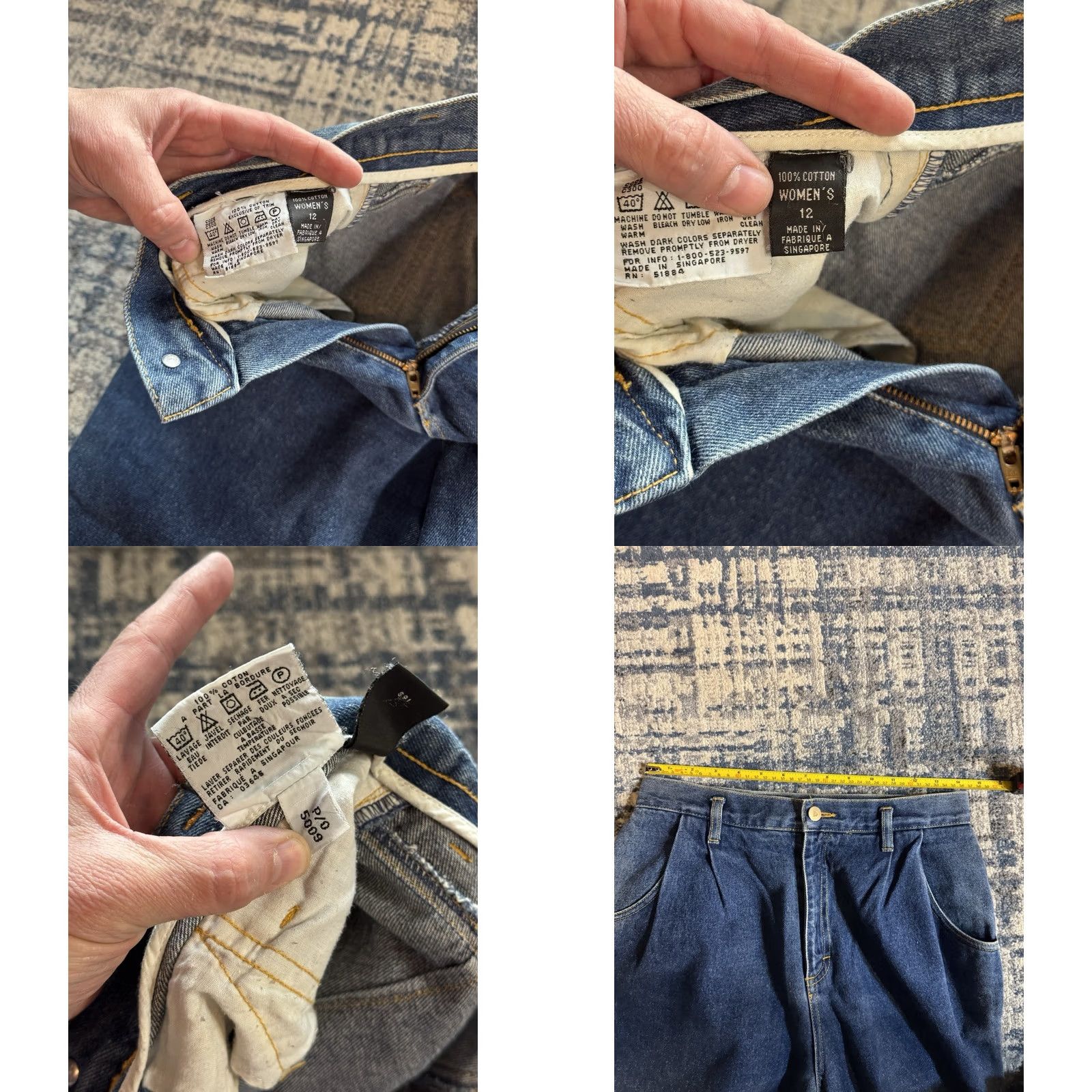 Patagonia VINTAGE Patagonia Jeans Women’s Size 12 Pleated 80s 90s Size 28" / US 6 / IT 42 - 8 Thumbnail