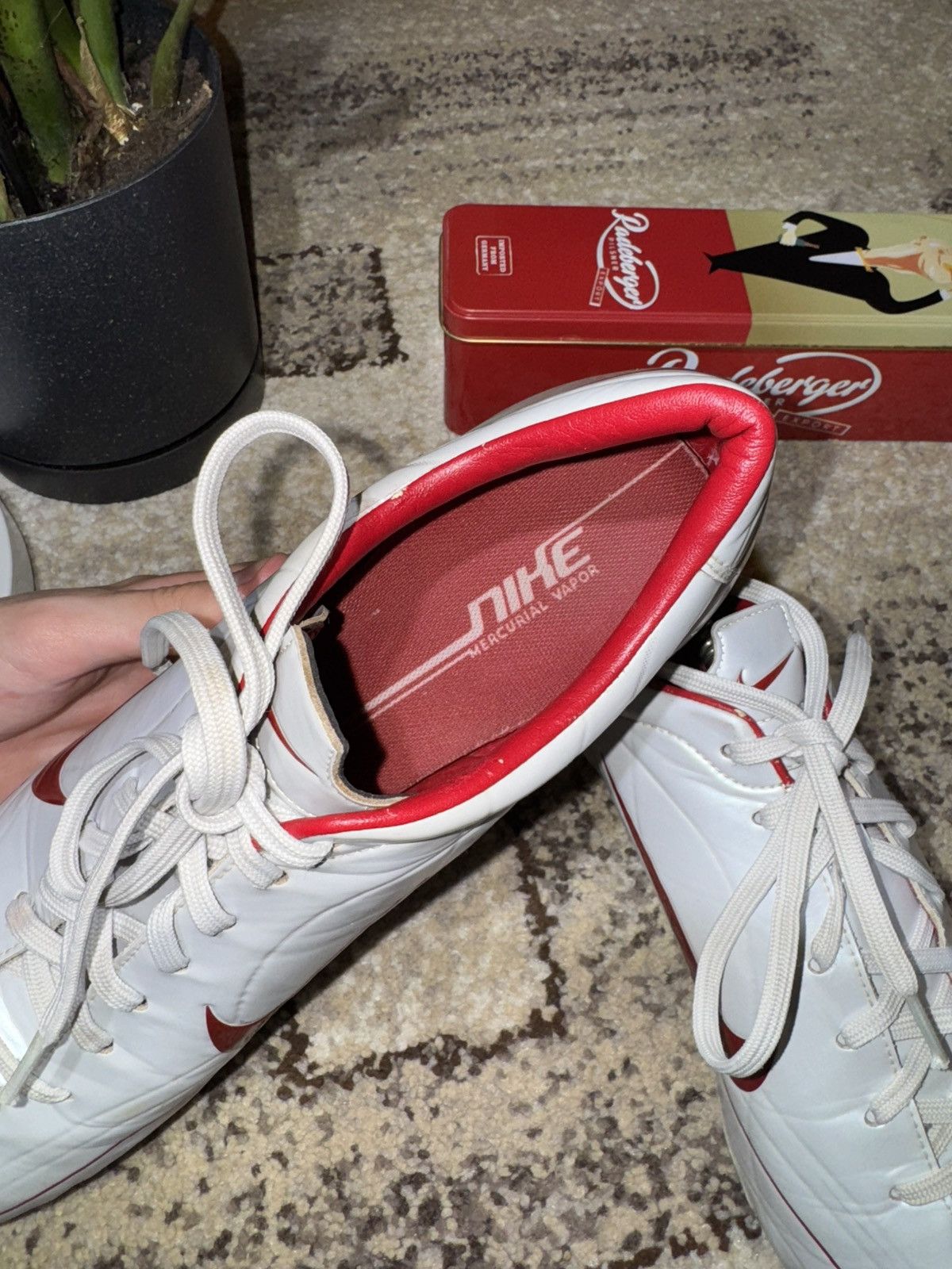 Nike Nike Mercurial Vapor II SG Made In Italy Football Boots 2005 Size US 11.5 / EU 44-45 - 7 Thumbnail