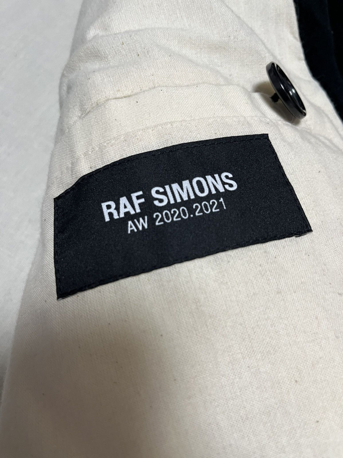 Raf Simons 52 Raf Simons boxy Short Velvet oversized caban coat jacket Size US L / EU 52-54 / 3 - 9 Thumbnail