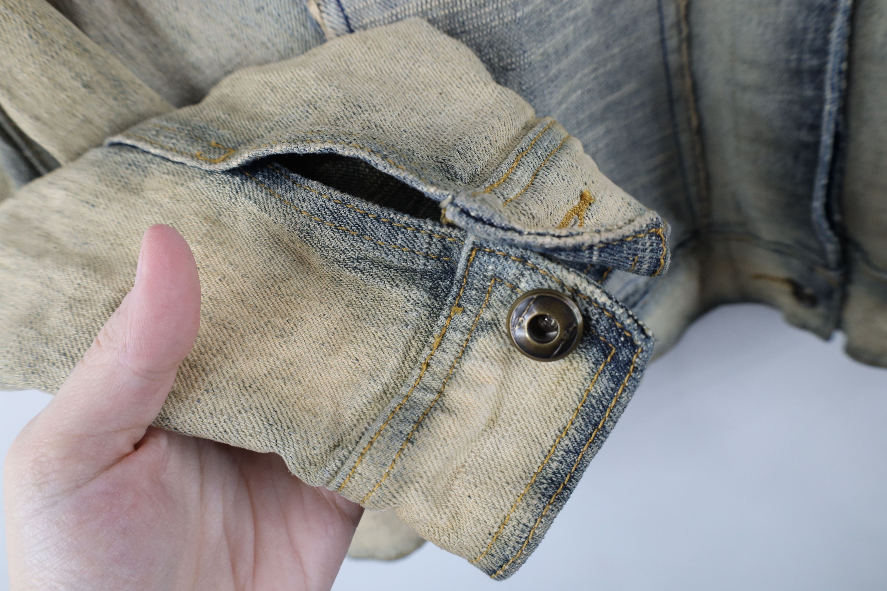 Fubu Vintage FUBU Stretch Denim Jean Trucker Jacket Acid Wash Size XXL / US 16-18 / IT 52-54 - 7 Thumbnail