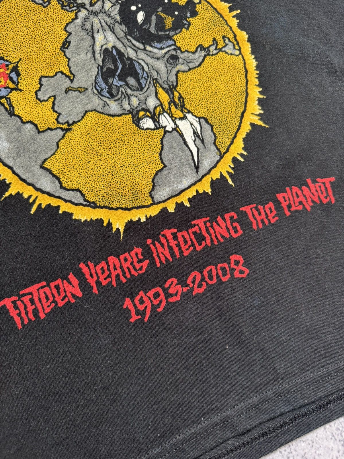 Band Tees × Vintage Vintage 2008 Metallica Club Rock Band Black Tee Size US M / EU 48-50 / 2 - 4 Thumbnail