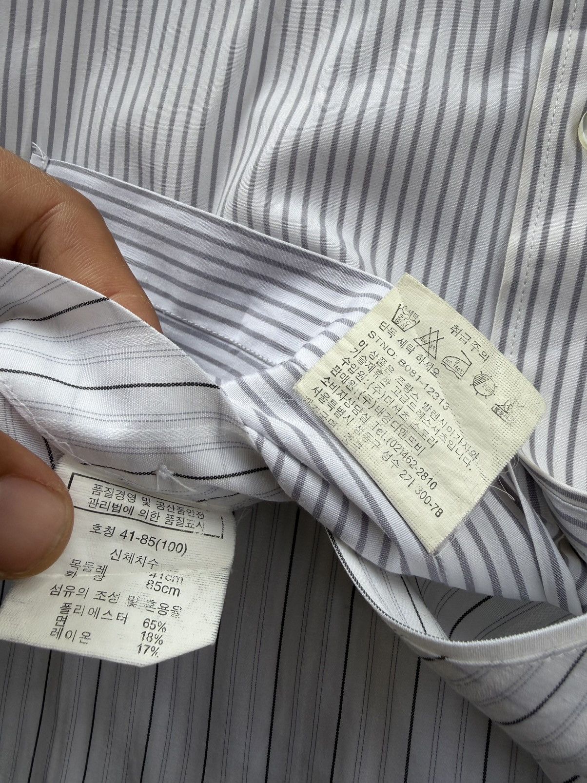 Balenciaga Balenciaga double layered vintage shirt button Size US L / EU 52-54 / 3 - 6 Thumbnail