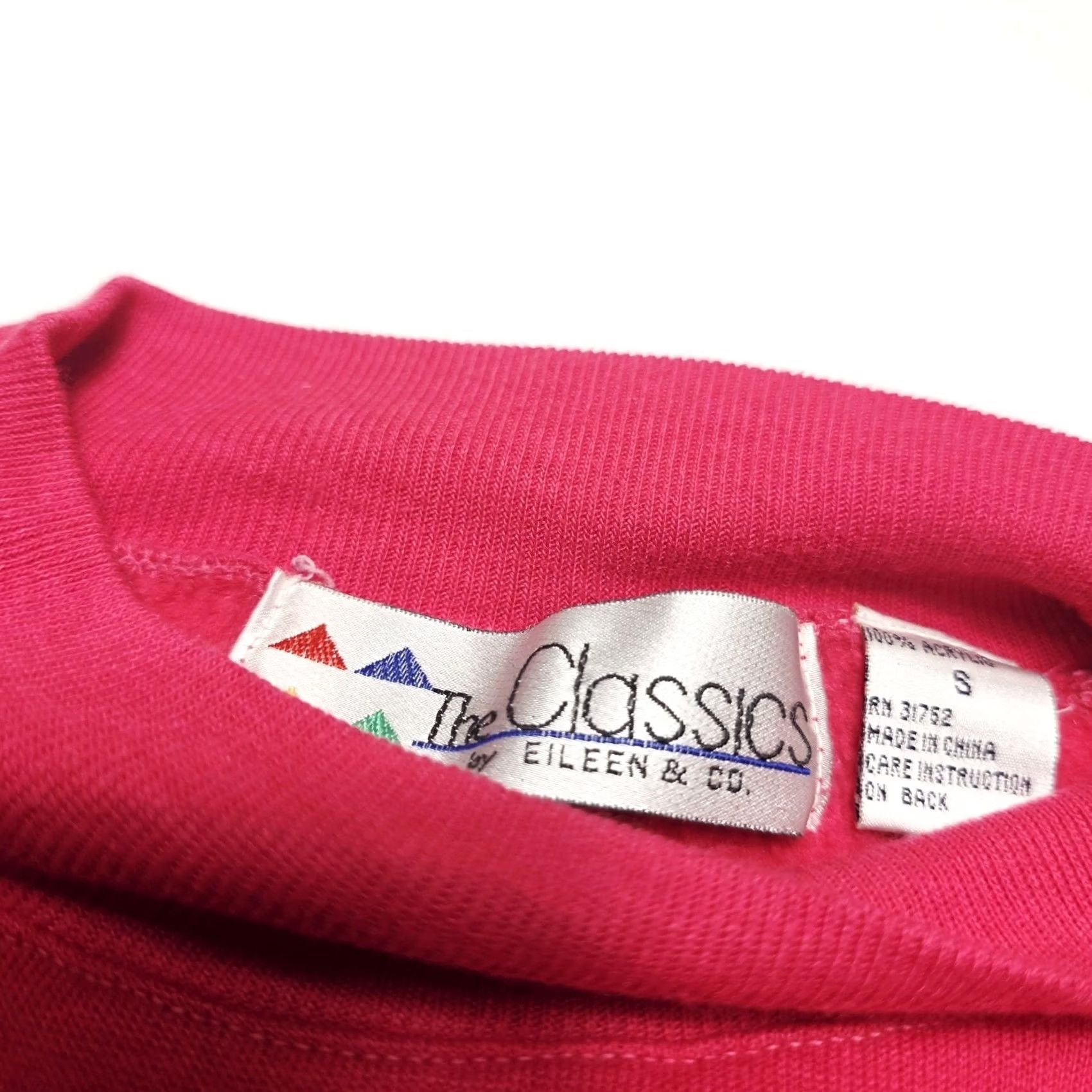 CO VINTAGE The Classics By Eileen & Co Sweater Women's Small Floral 90s Size S / US 4 / IT 40 - 6 Thumbnail