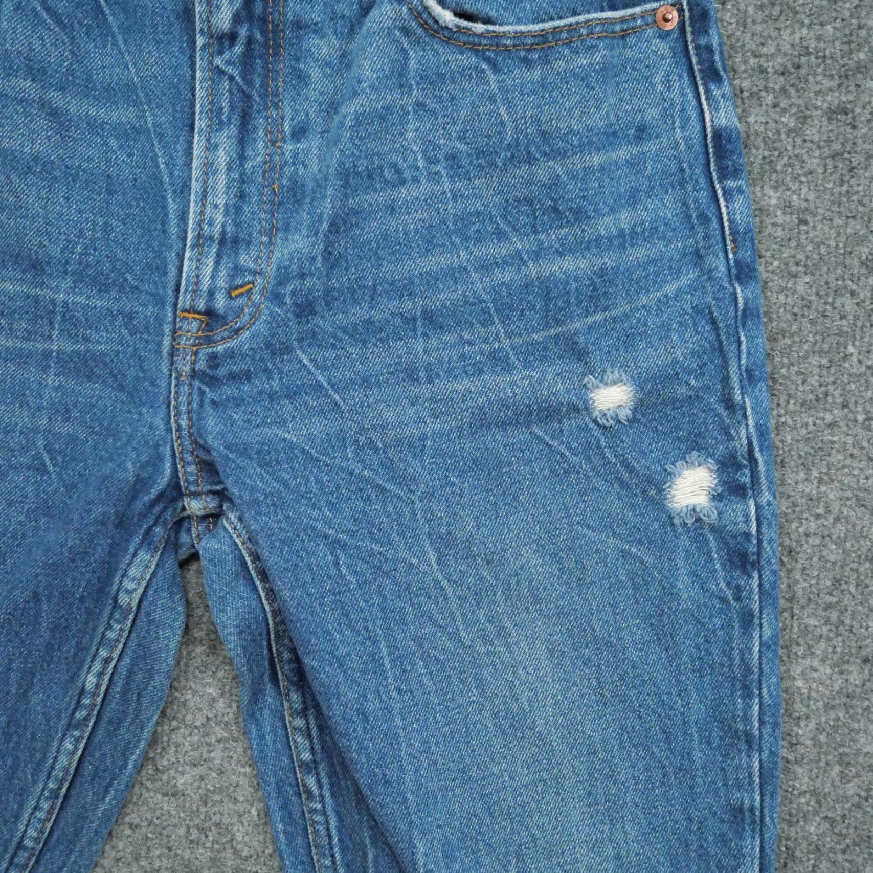 Abercrombie & Fitch Abercrombie & Fitch Jeans Womens 27 4 4R Mom High Rise Distressed Cropped Size 27" / US 4 / IT 40 - 2 Thumbnail