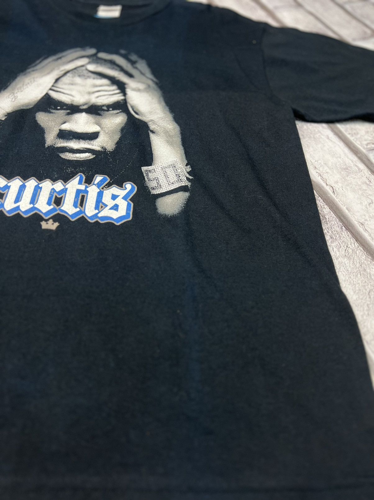 Gildan × Vintage Vintage 50 Cent Curtis 2007 Tour Tee Size US L / EU 52-54 / 3 - 8 Thumbnail