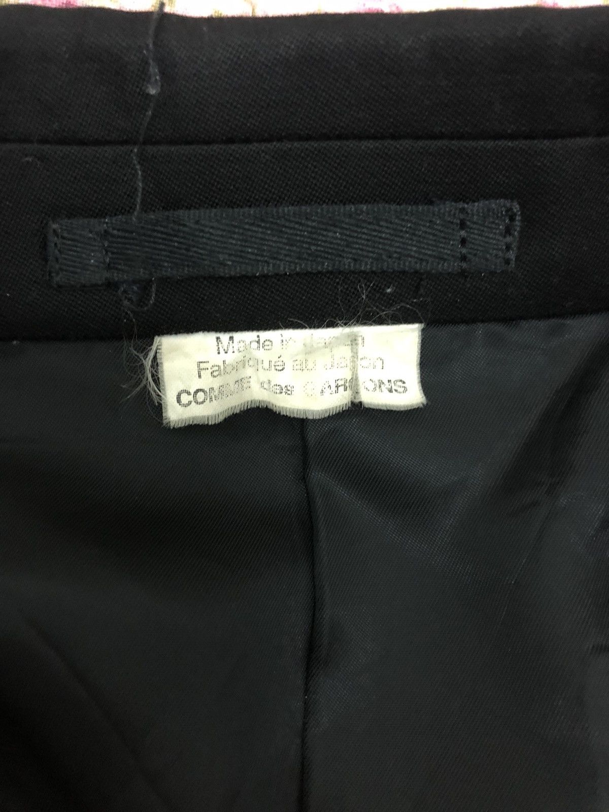 Comme des Garcons Homme Plus 🇯🇵CdG gothic blazer suit two button elongated sleeves Size 38L - 6 Thumbnail