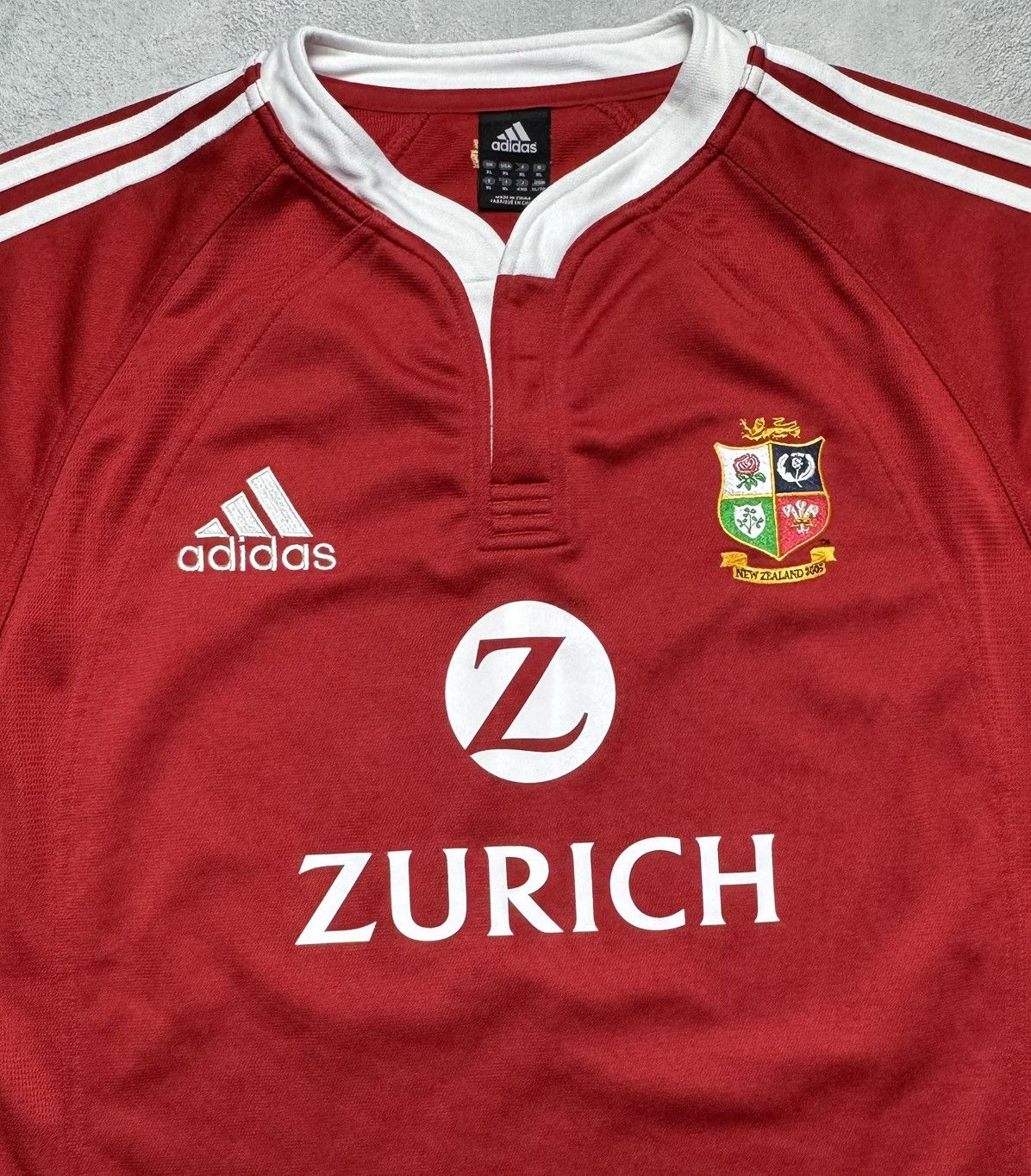 Adidas New Zealand Zurich 2005 Rugby Shirt Jersey Adidas Size US XL / EU 56 / 4 - 7 Thumbnail