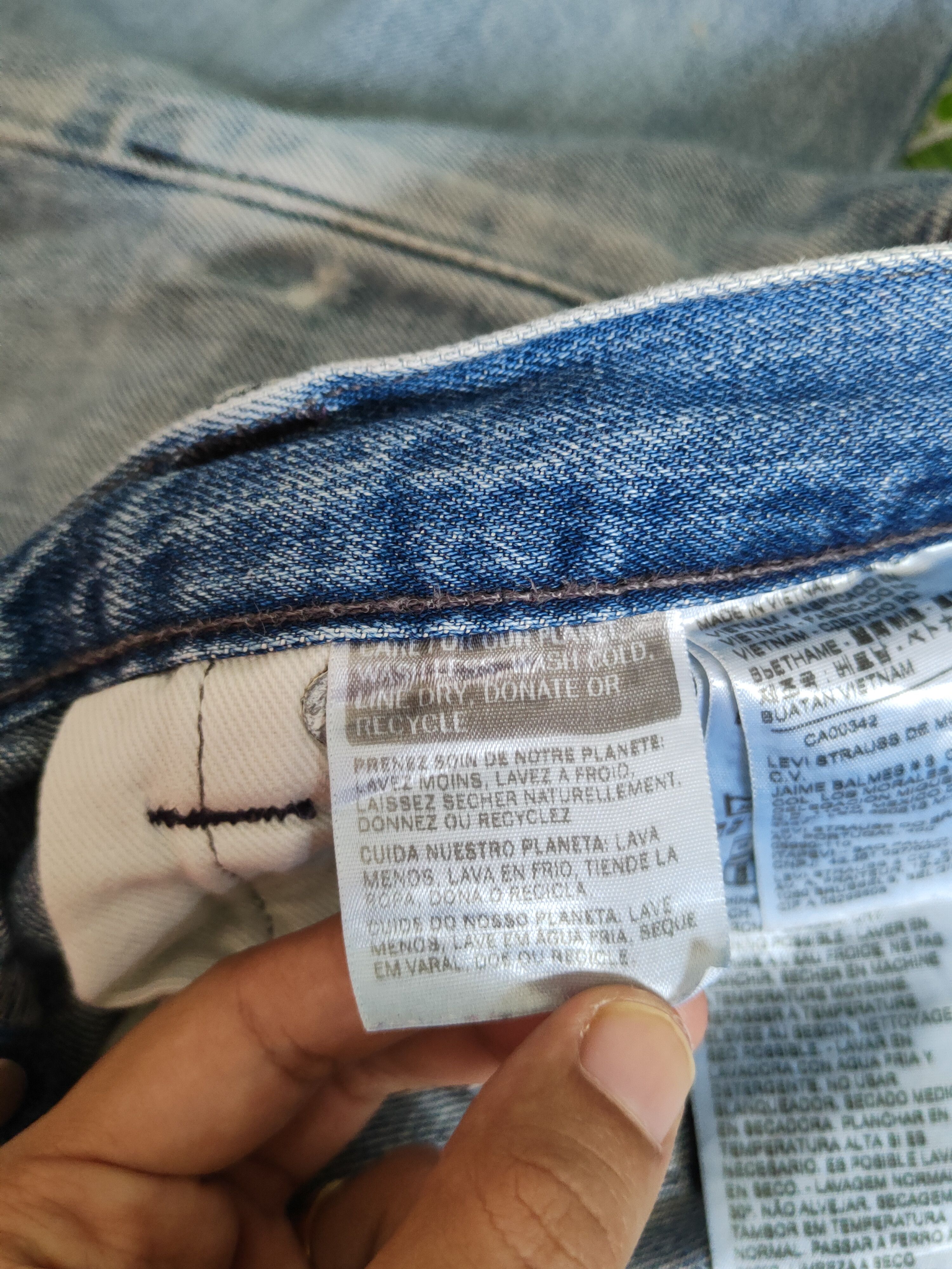 Levi's Levi's Blue Faded vintage Denim Pants #S1374 Size US 32 / EU 48 - 20 Thumbnail