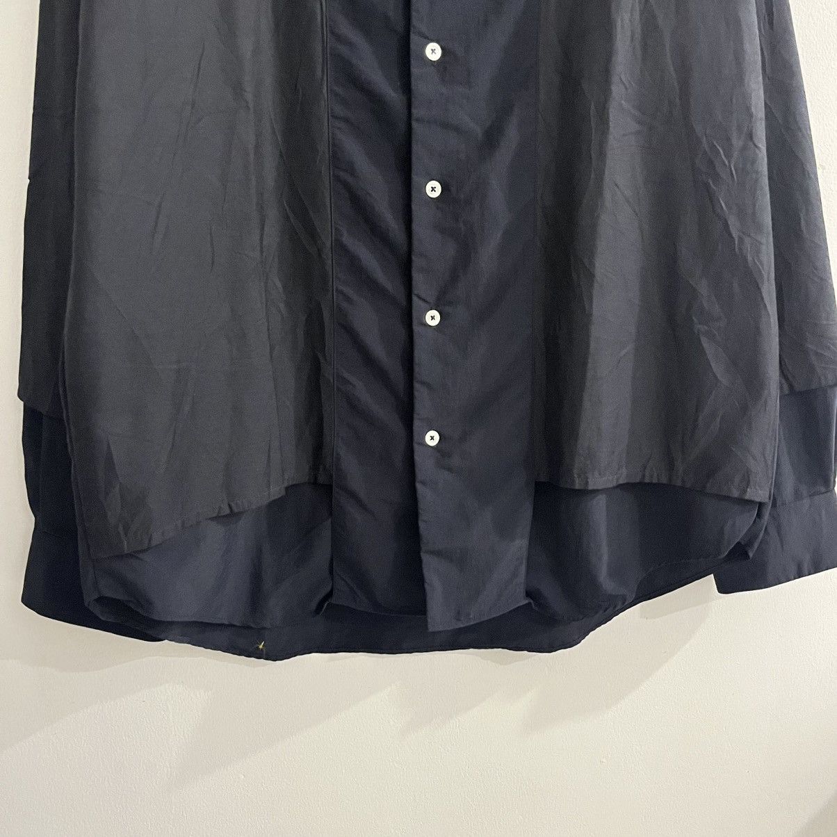 Issey Miyake En Route - Layered Ls Button Up Shirt Size US L / EU 52-54 / 3 - 3 Thumbnail