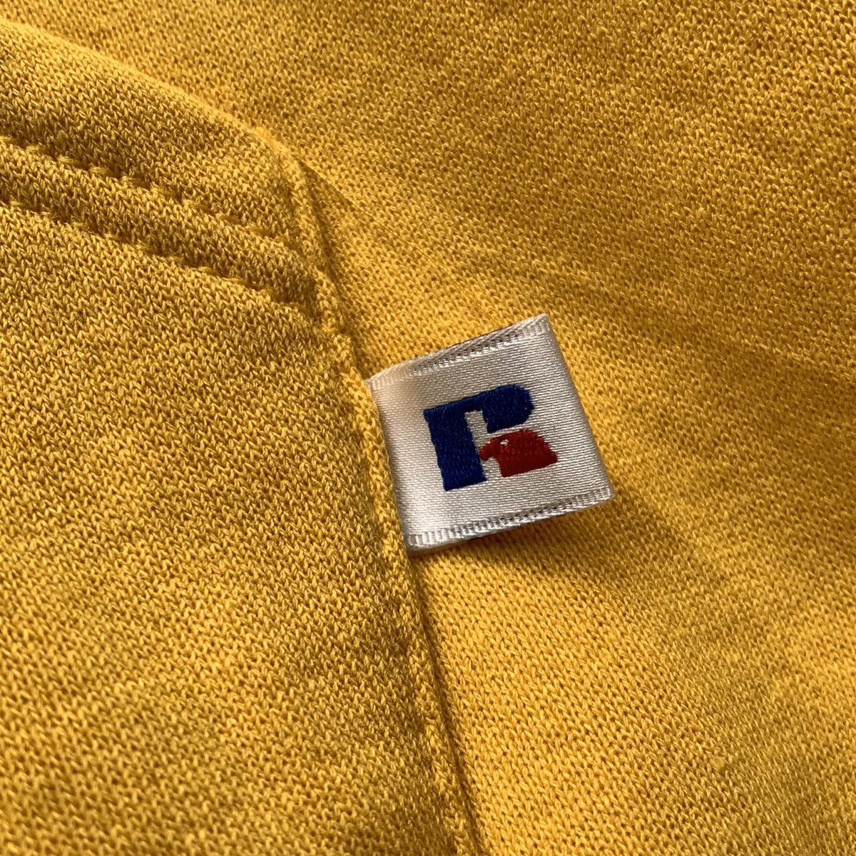 Russell Athletic Vintage Russell Atlethic Blank Yellow Hoodie Size US L / EU 52-54 / 3 - 8 Thumbnail