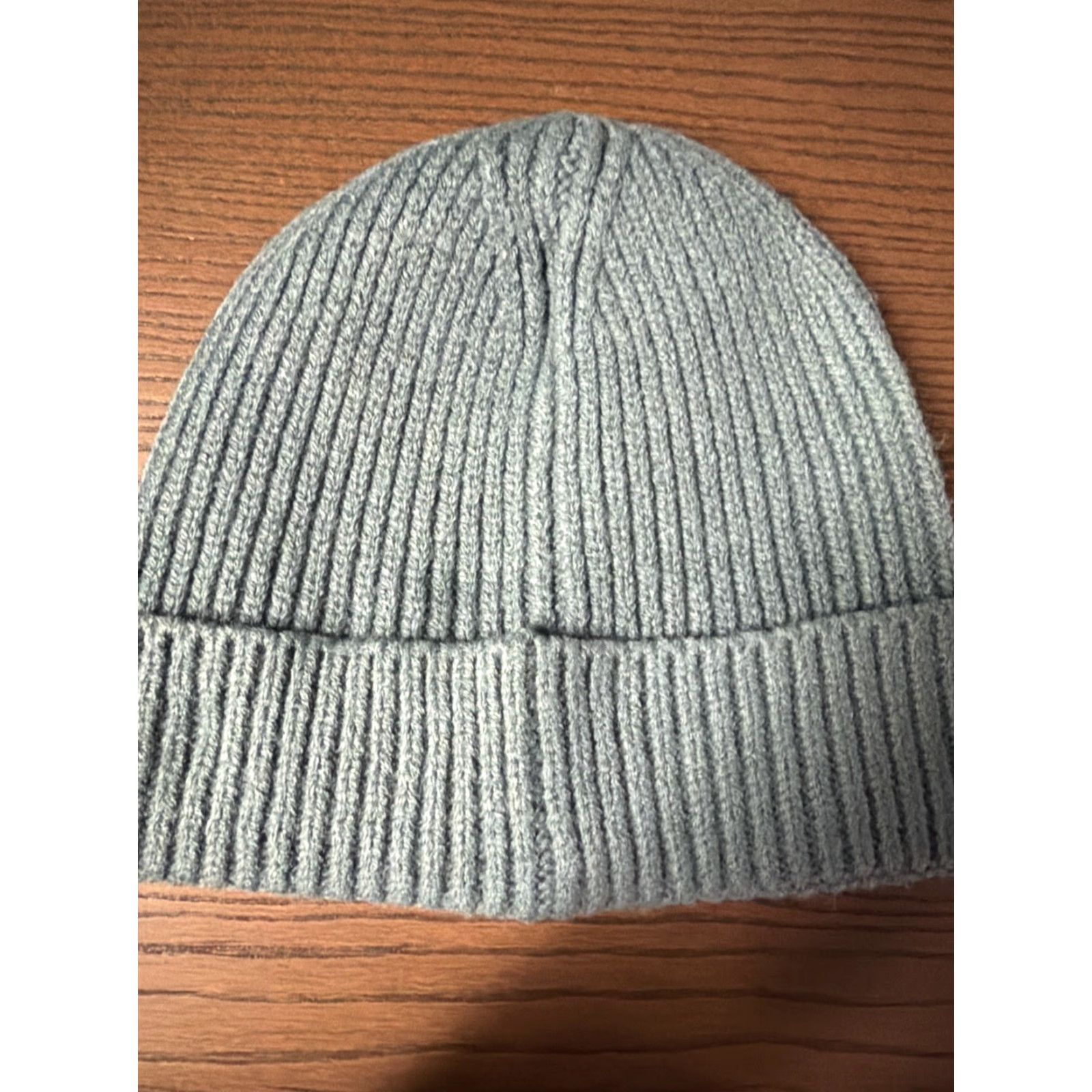 The North Face VINTAGE The North Face Beanie Unisex Hat Knit One Size Teal Blue Classic Cuffed Size ONE SIZE - 3 Thumbnail