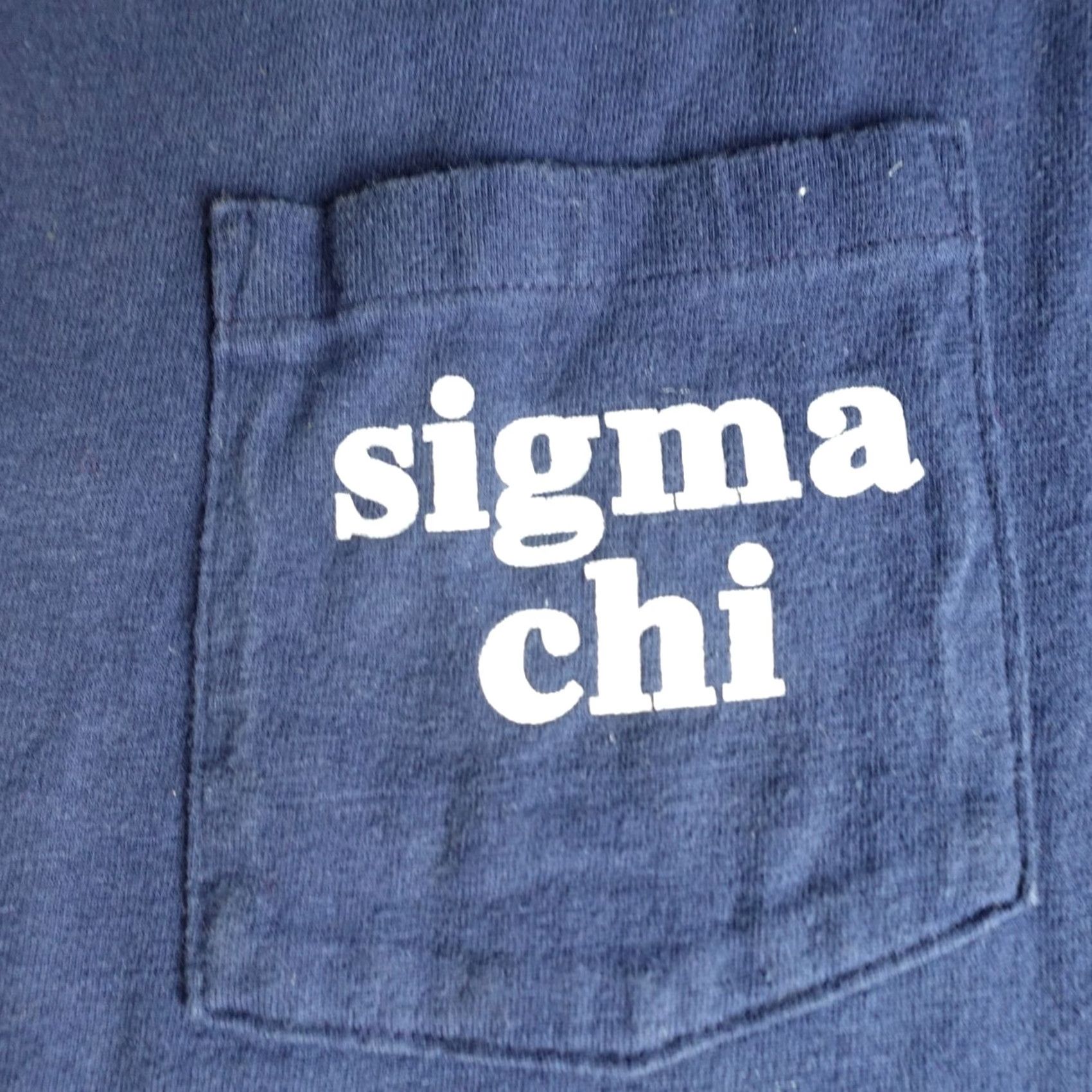 Vintage VINTAGE American Vintage Sigma Chi Shirt L Blue Double-Sided Size US L / EU 52-54 / 3 - 3 Thumbnail