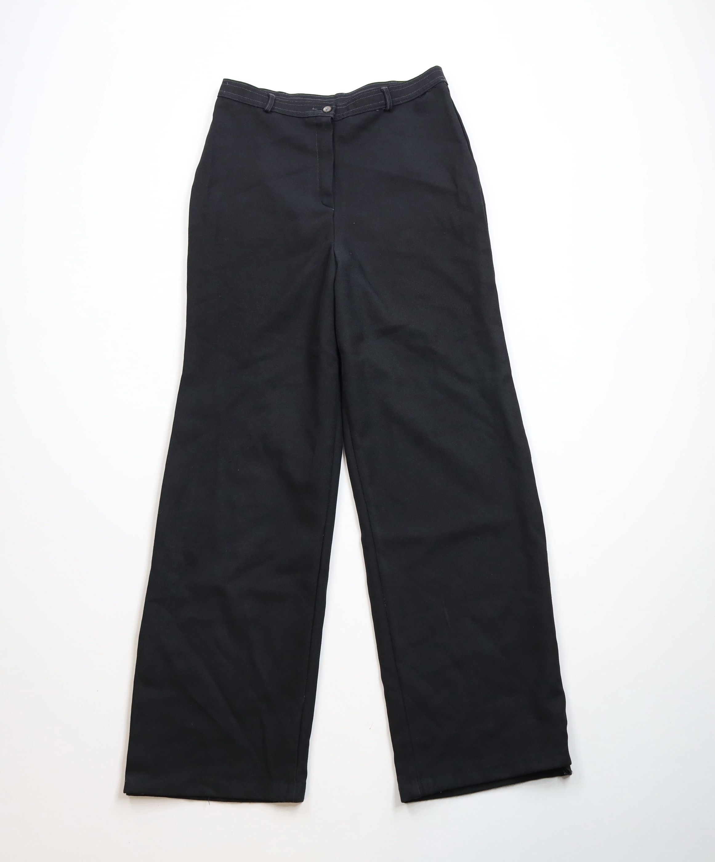 Vintage Vintage 60s 70s Streetwear Knit Wide Leg Bell Bottoms Pants Size 28" / US 6 / IT 42 - 1 Thumbnail