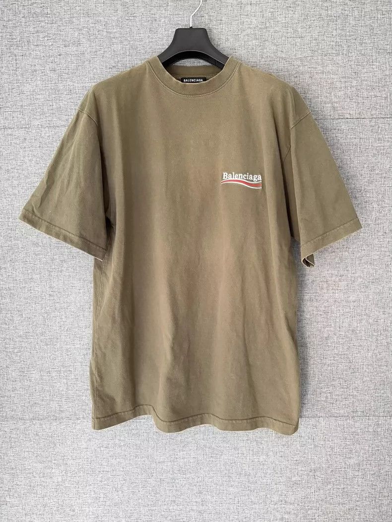 Balenciaga Balenciaga Embroidered logo cola short sleeve T-shirt Size US S / EU 44-46 / 1 - 1 Thumbnail