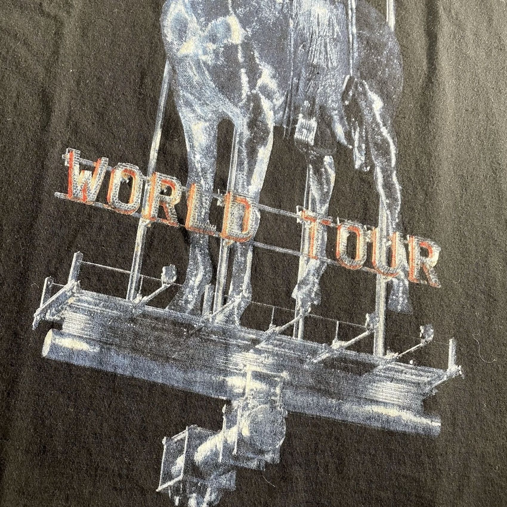 Vintage Beyonce Shirt World Tour Merchandise Cowboy Hat On a Horse Large Black Crew Neck Short Sleeve T-Shirt Mens Size US L / EU 52-54 / 3 - 4 Thumbnail