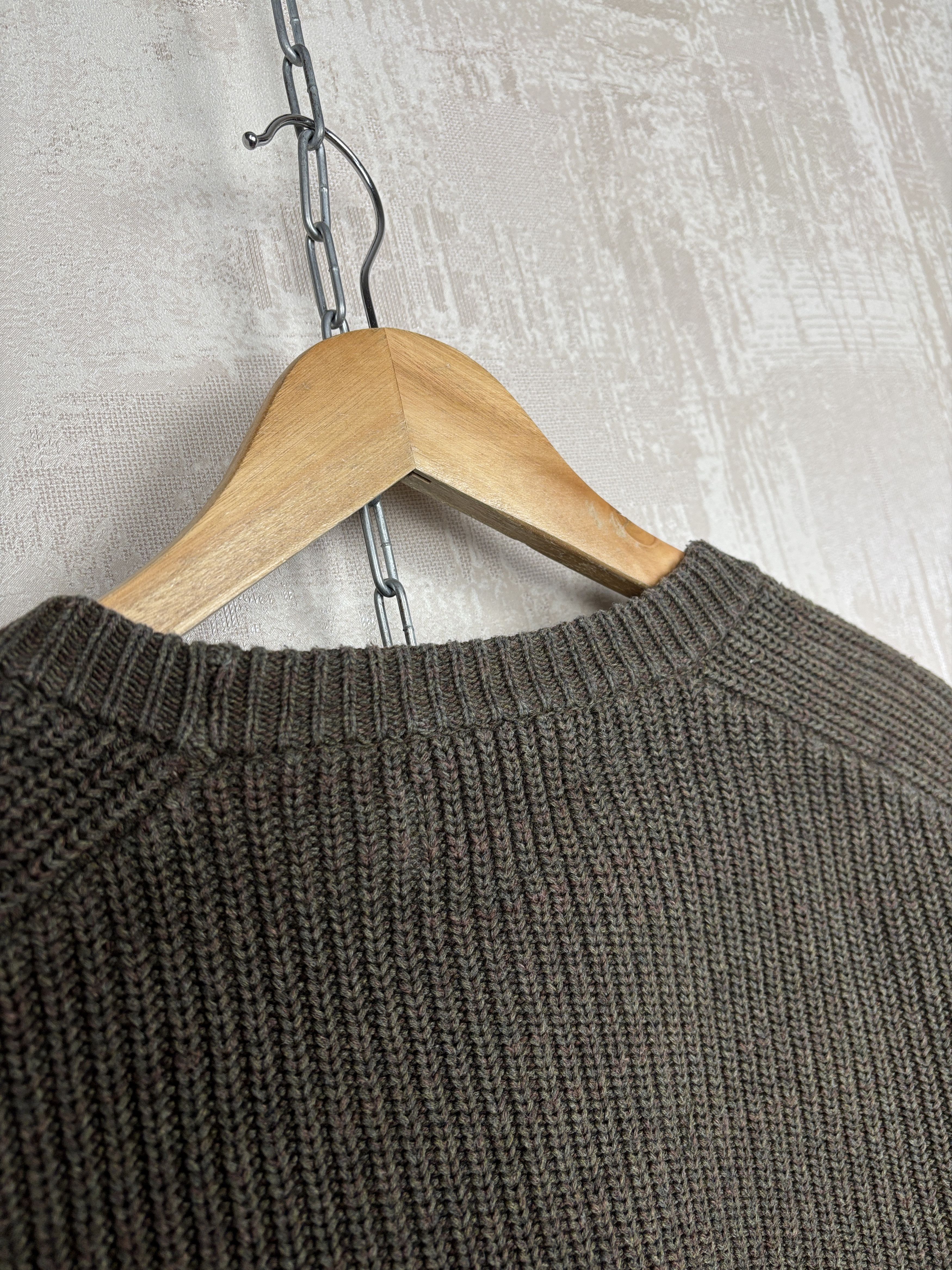 Polo Ralph Lauren Polo Ralph Lauren Crew Neck Fisherman Sweater Olive Size US M / EU 48-50 / 2 - 18 Thumbnail