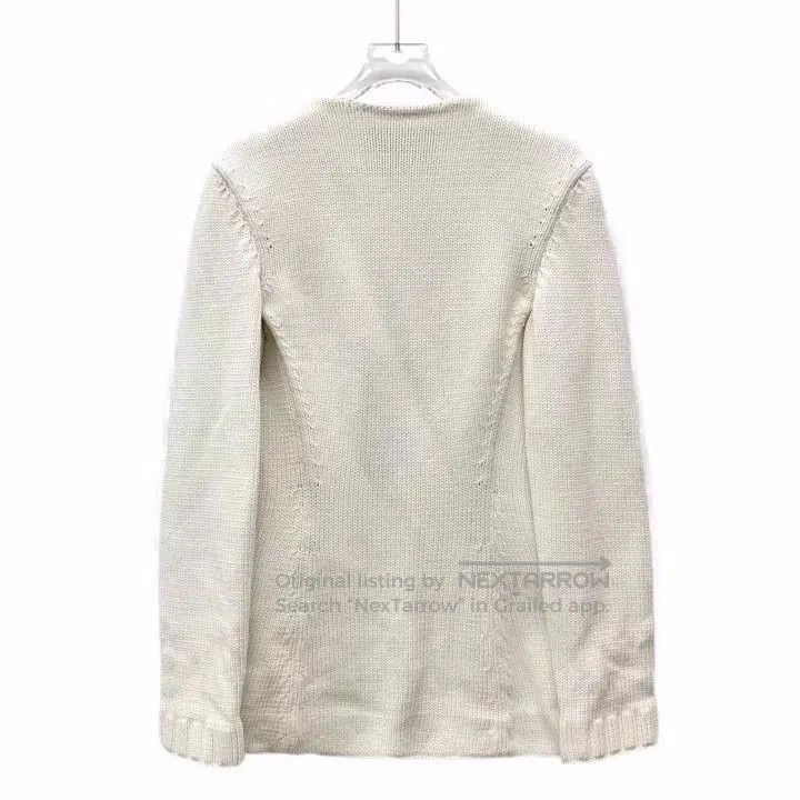 Fendi Fendi Beige V-Neck Button Knit Cardigan. Size US S / EU 44-46 / 1 - 2 Thumbnail