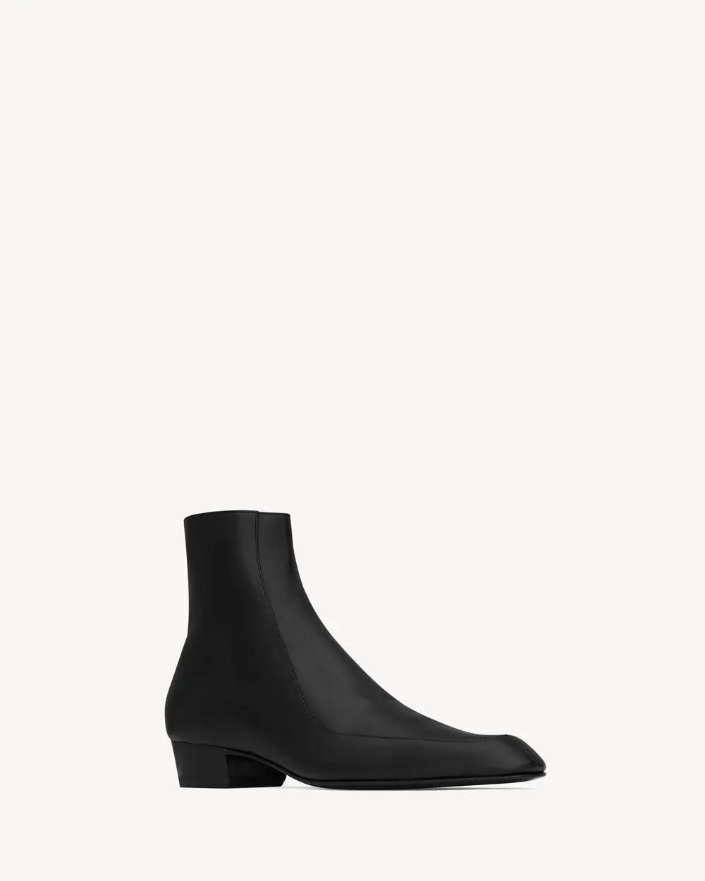 Saint Laurent Paris o1s1wg110126 799799 Augustin Boots in Smooth Leather Black Size US 6 / EU 39 - 4 Thumbnail