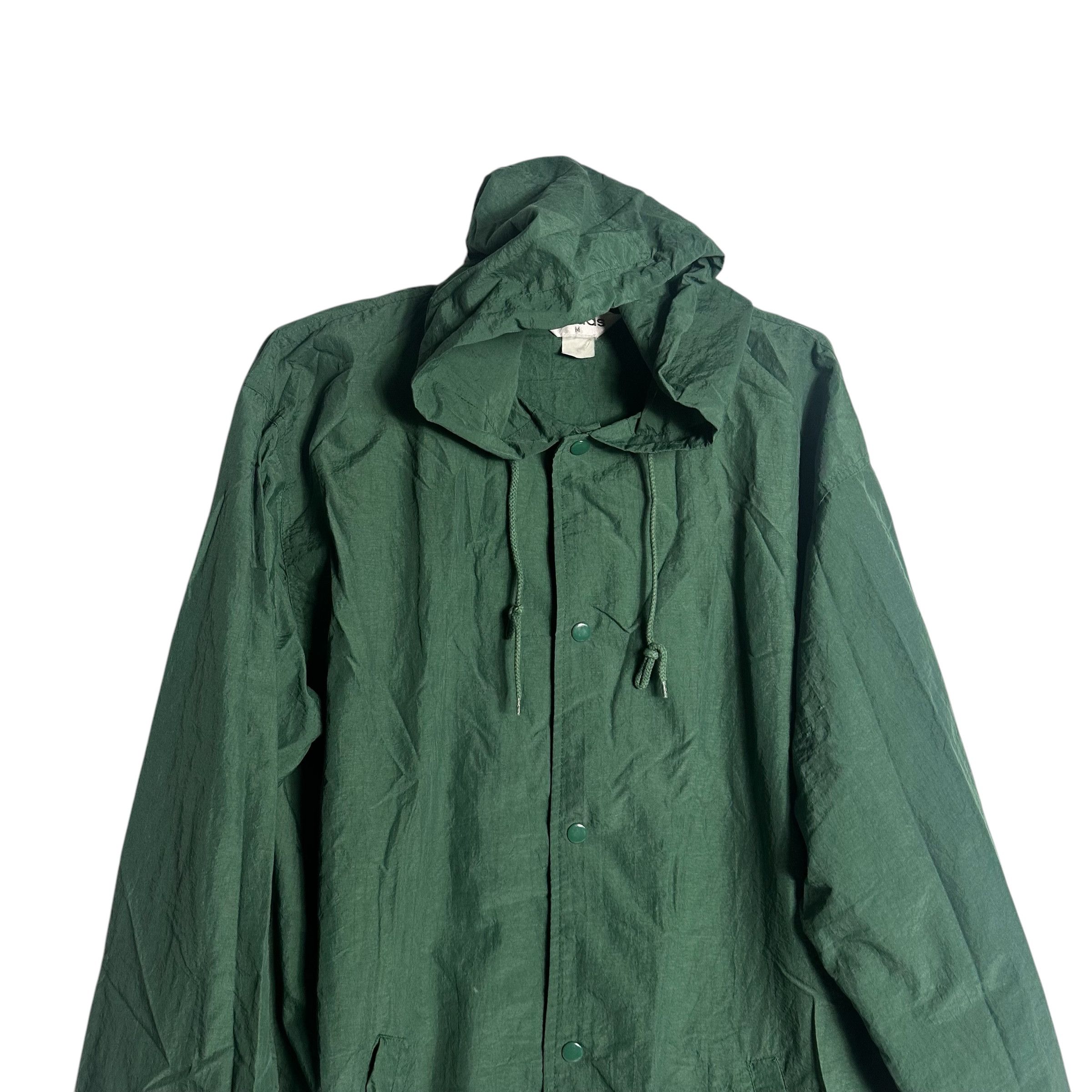 Adidas 🔥RARE🔥Vtg Adidas Big Logo Full Button Hoodie Windbreaker Size US M / EU 48-50 / 2 - 4 Thumbnail