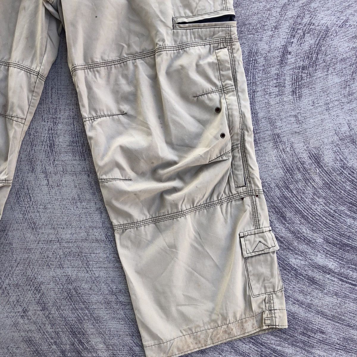 Japanese Brand Japanese Faded chevre Outdoor Cargo pants With 10 pocket Size US 36 / EU 52 - 4 Thumbnail