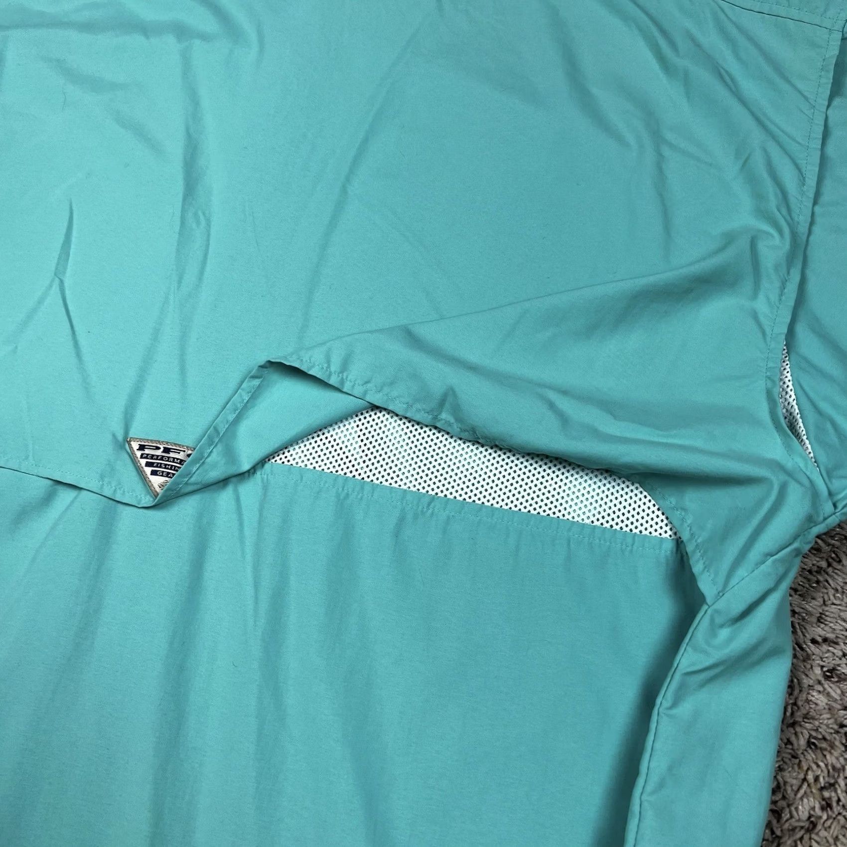 Vintage Columbia PFG Short Sleeve Shirt Men 2XL Button-Up Breathable Lightweight Blue Size US XXL / EU 58 / 5 - 7 Thumbnail