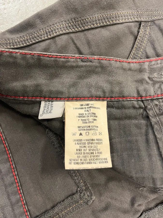 Marithe + Francois Girbaud 2000s Marithé + François Girbaud Anthracite Grey Signature Minimalist Straight Pants Size US 32 / EU 48 - 11 Thumbnail