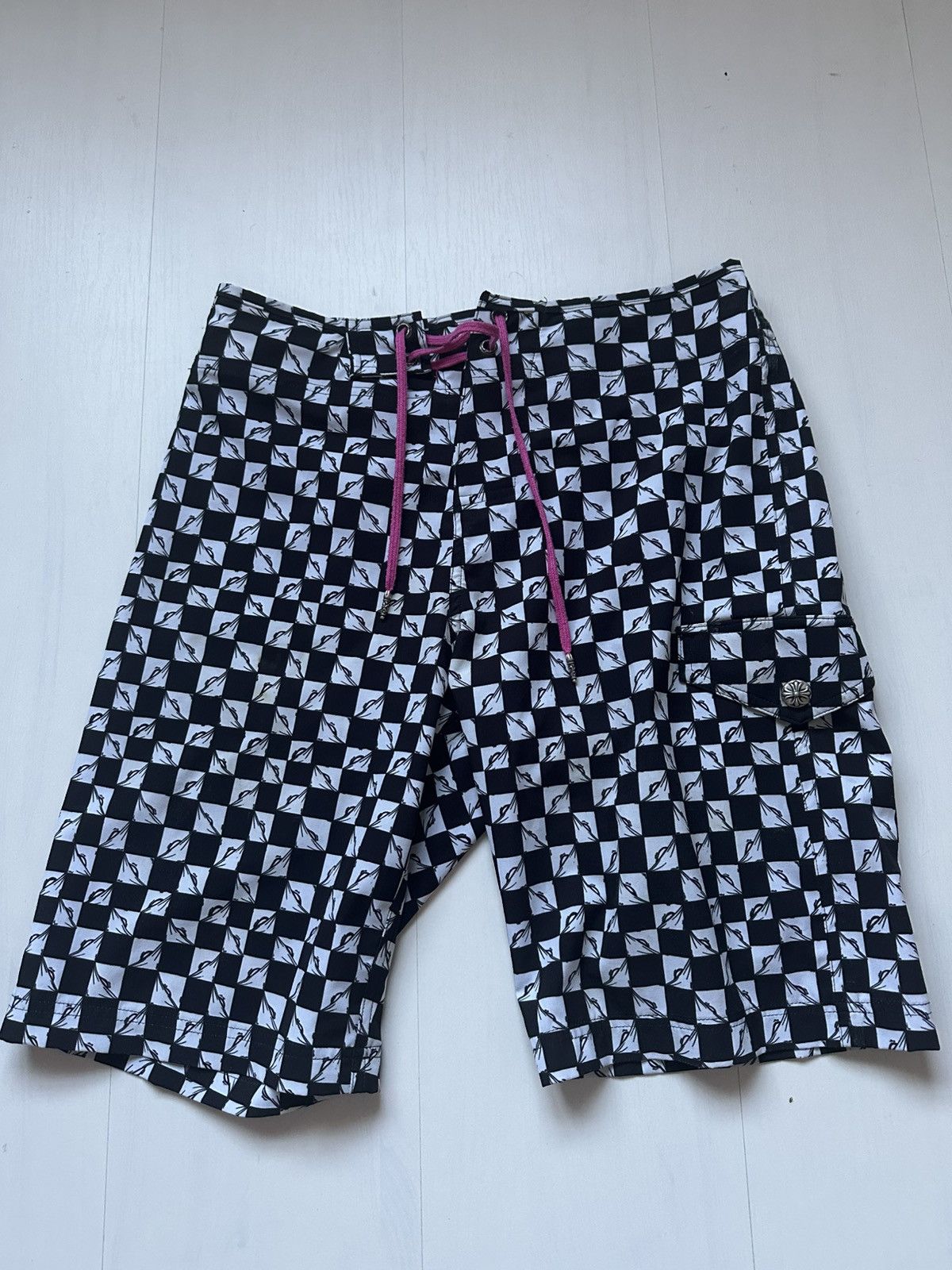 Chrome Hearts Chrome Hearts 99 Eyes Swim Shorts Size US 30 / EU 46 - 1 Thumbnail