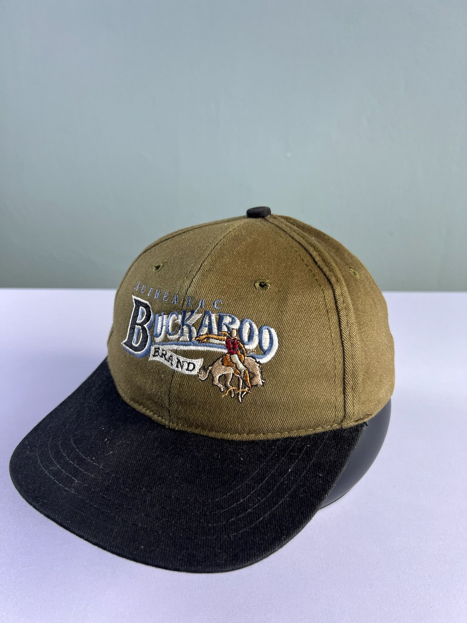 Japanese Brand × Vintage Vintage Buckaroo Brand Leather Strap Cap Size ONE SIZE - 1 Thumbnail