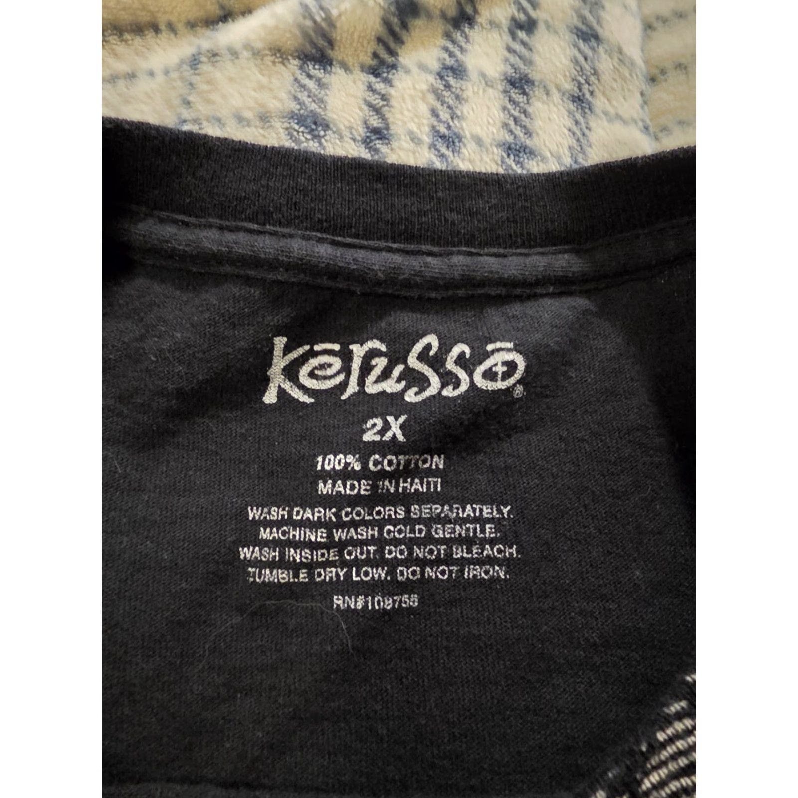 Isaia VINTAGE Kerusso Jesus Crusifixtion T Shirt Isaiah 53:5 Black Mens 2XL Graphic Print Crew Neck Short Sleeve Cotton Art 2XL RARE Size US XXL / EU 58 / 5 - 7 Thumbnail