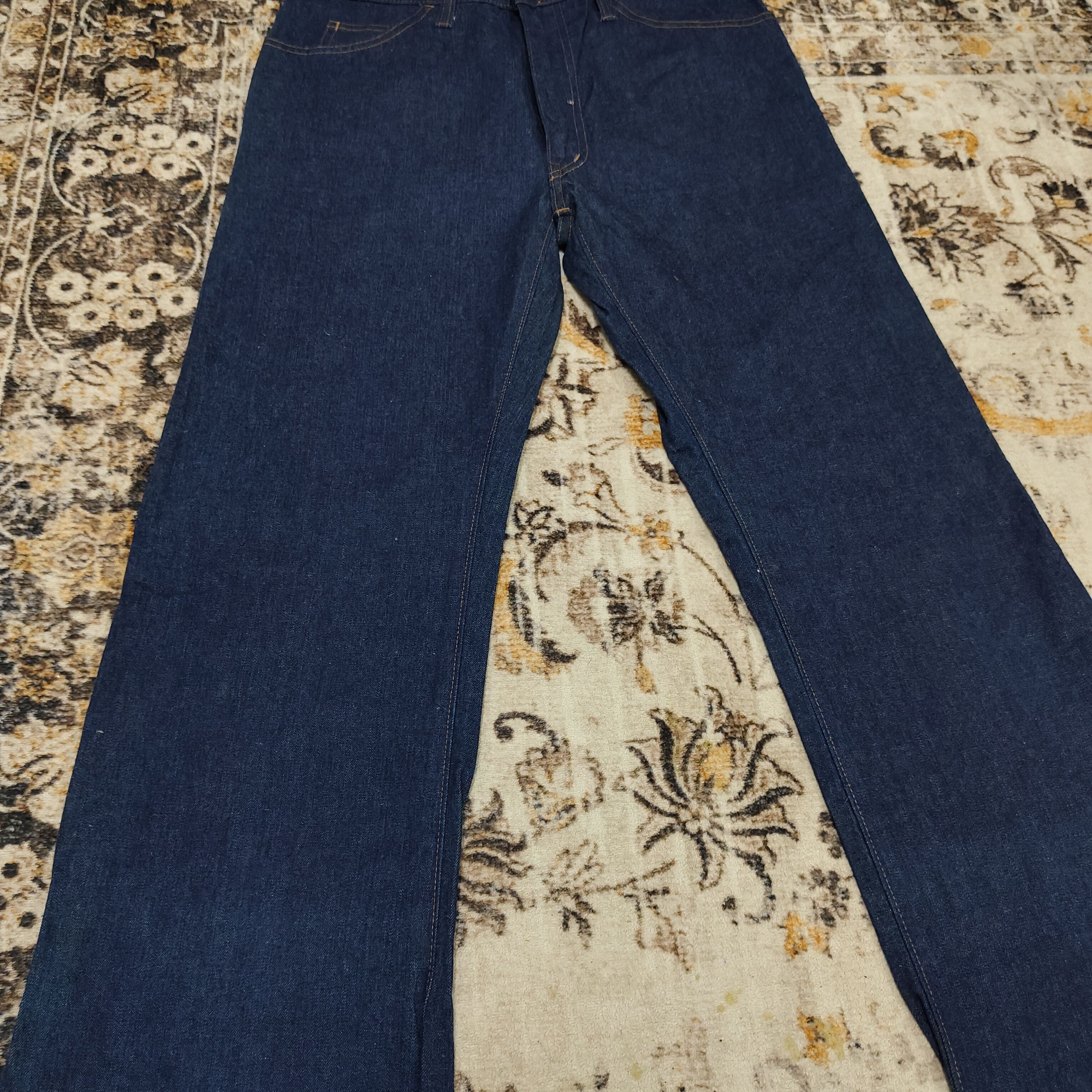 Japanese Brand Vintage 70s YKK Flare Denim Jean Size US 31 - 11 Thumbnail