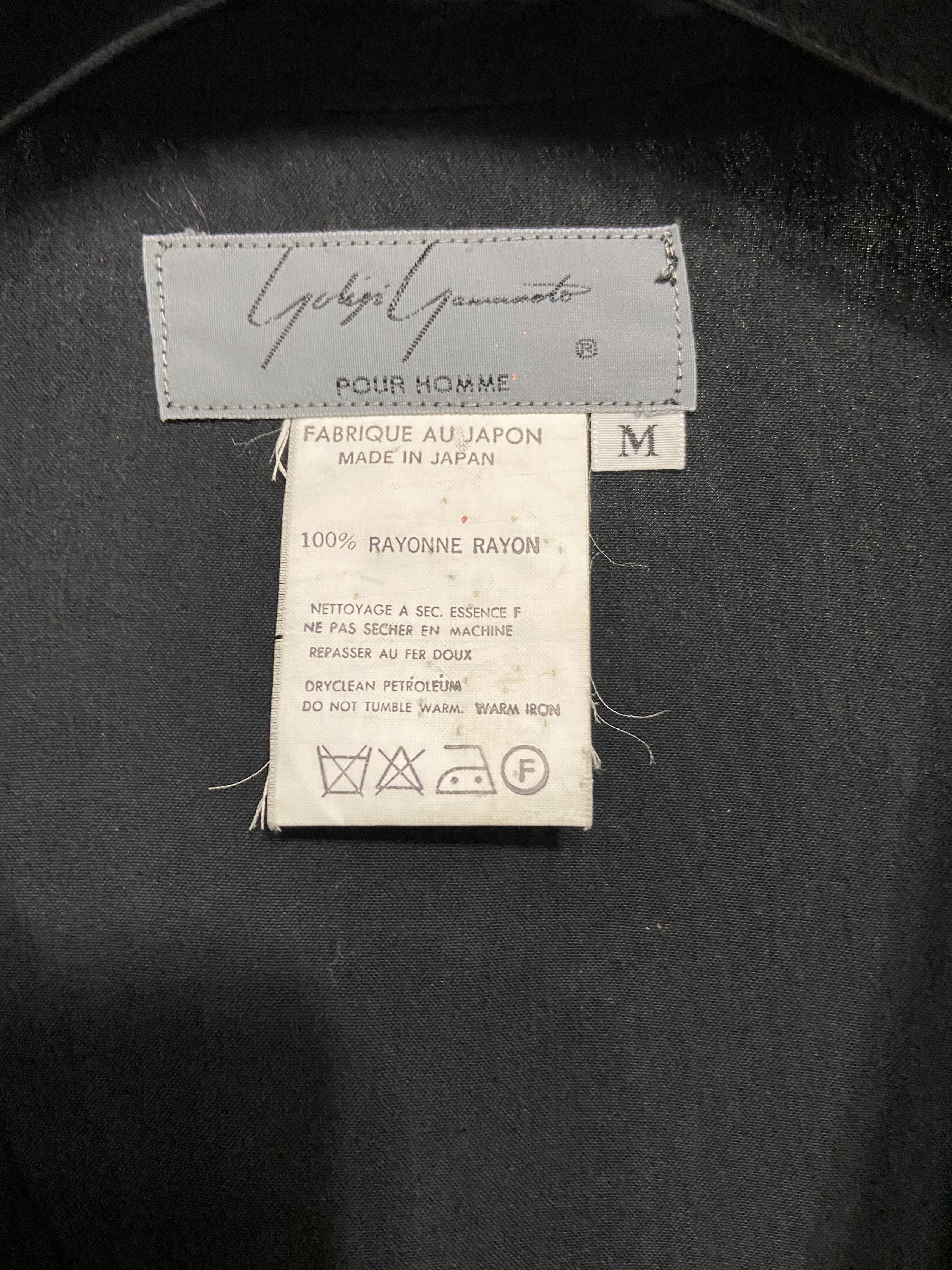 Yohji Yamamoto Yohji Yamamoto 80s short-sleeve shirt Size US M / EU 48-50 / 2 - 2 Thumbnail
