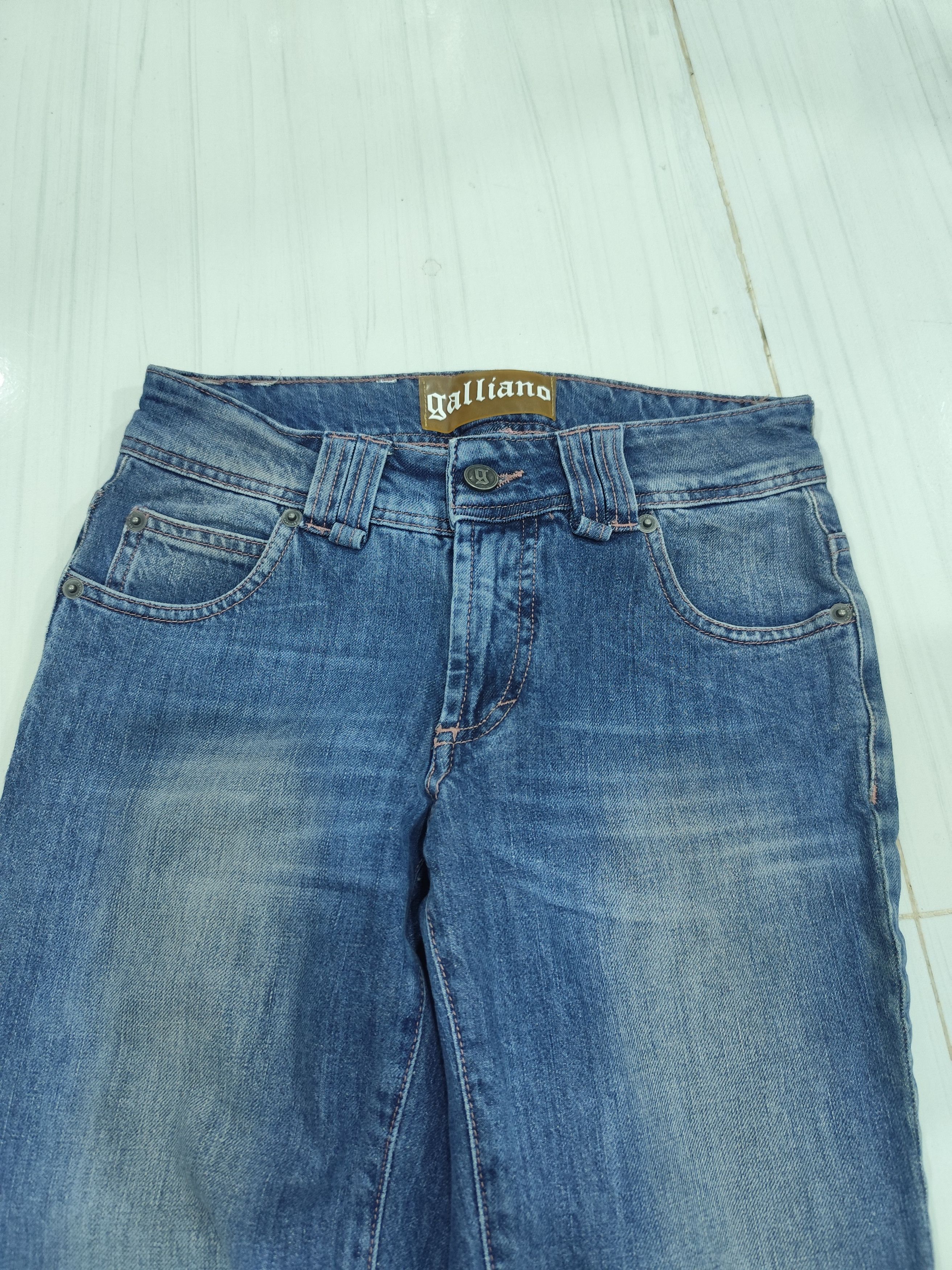 John Galliano GALLIANO JEANS Size 26" / US 2 / IT 38 - 3 Thumbnail