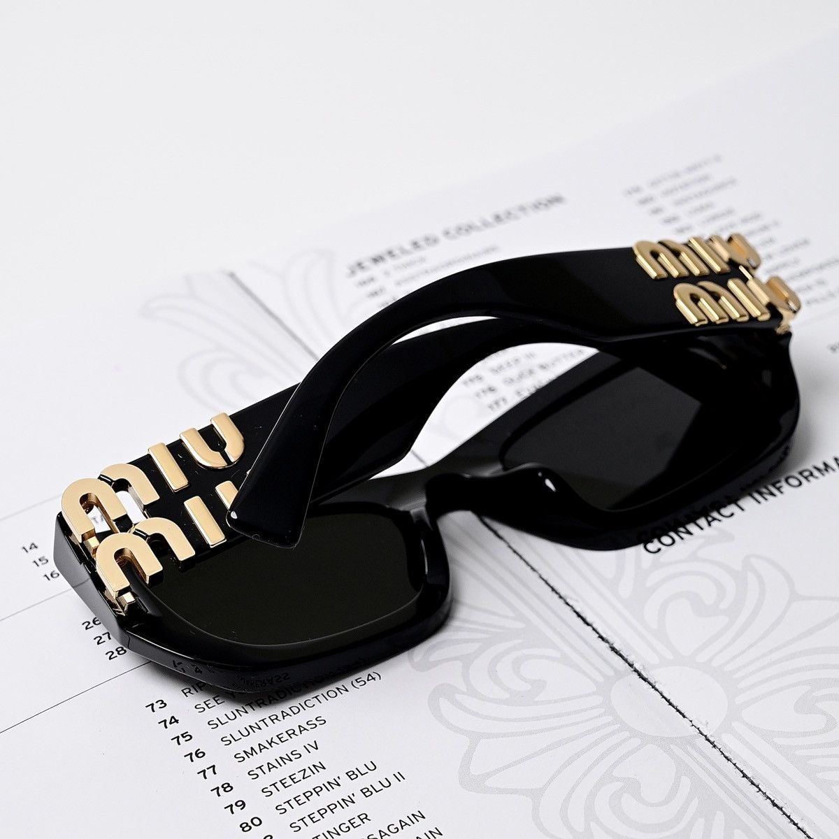 Miu Miu MIU MIU 0MU 09WS SUNGLASSES Size ONE SIZE - 9 Thumbnail