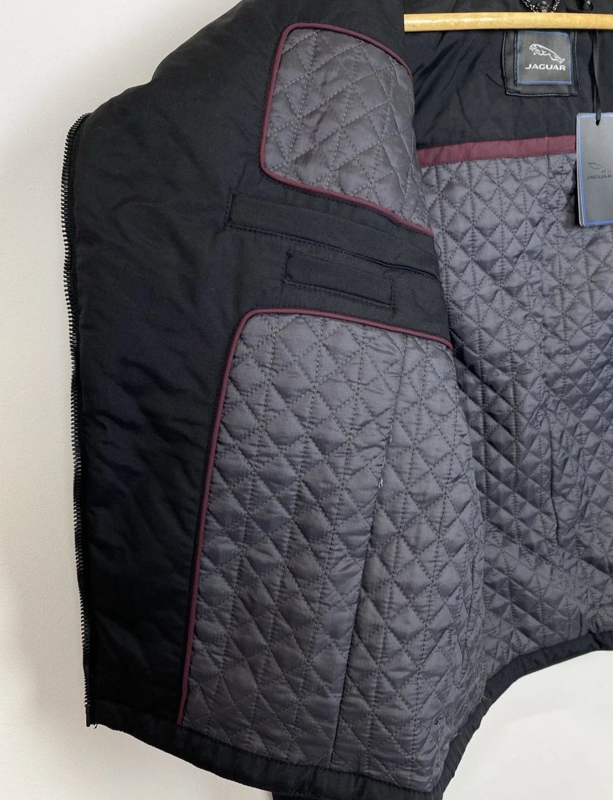 Other Jaguar Women's Drivers Jacket Black Full Zip Top Moto Racing Size M / US 6-8 / IT 42-44 - 13 Thumbnail