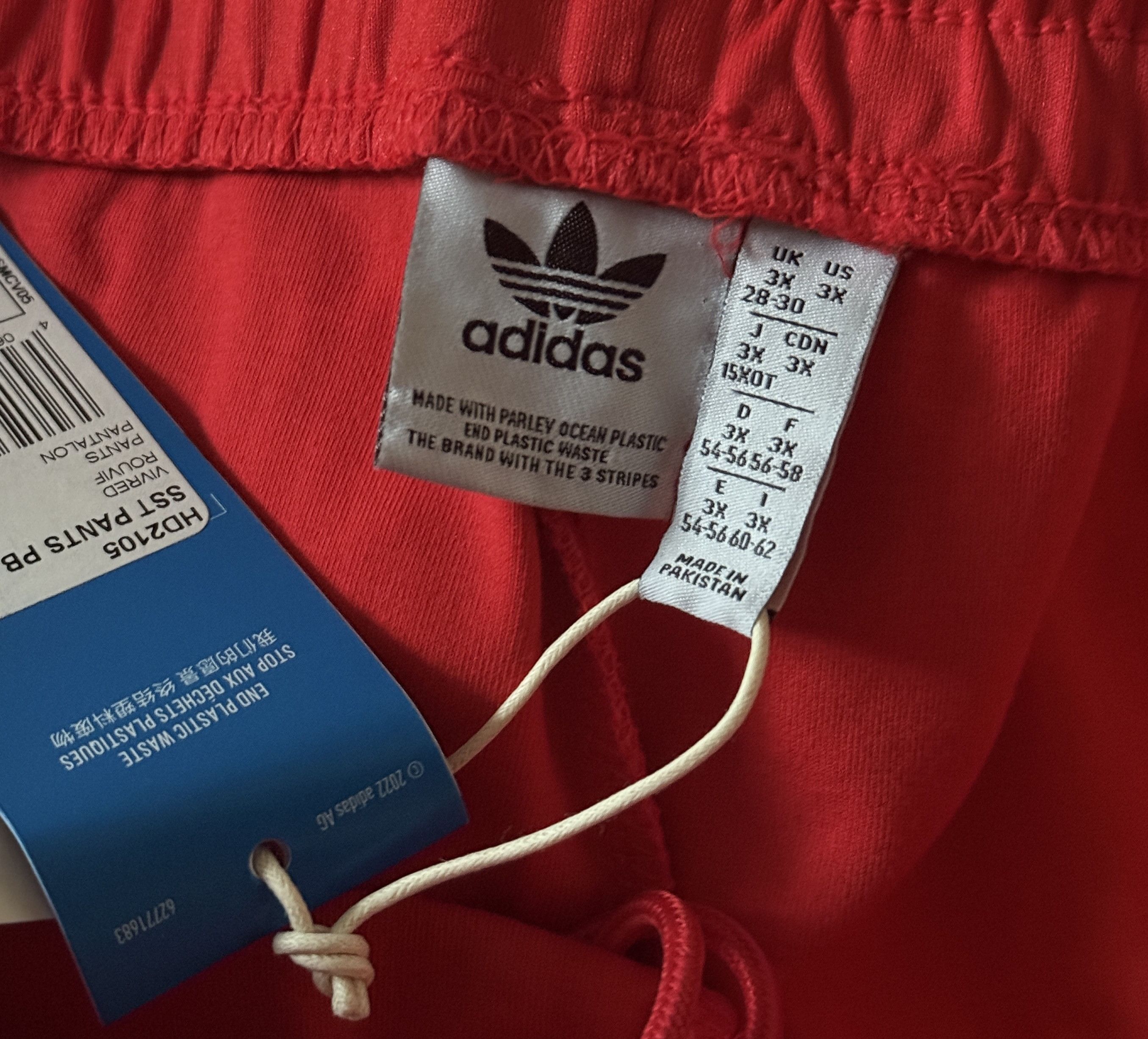 Adidas adidas Originals Womens Primeblue Track Pants Plus Size 3x Size 42" / US 20 - 3 Thumbnail