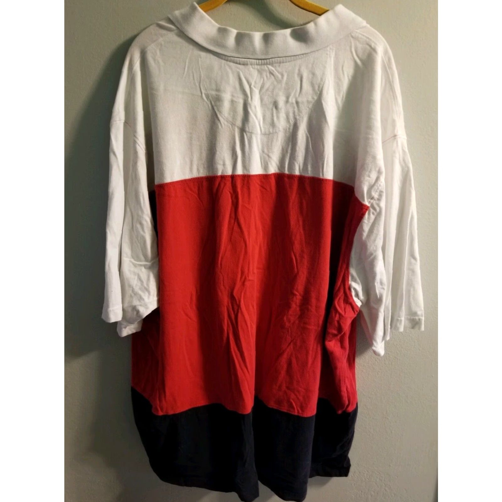 Sean John SEAN JOHN Mens 4XB Patriotic Colorblocked Polo Shirt Size US XXL / EU 58 / 5 - 5 Thumbnail