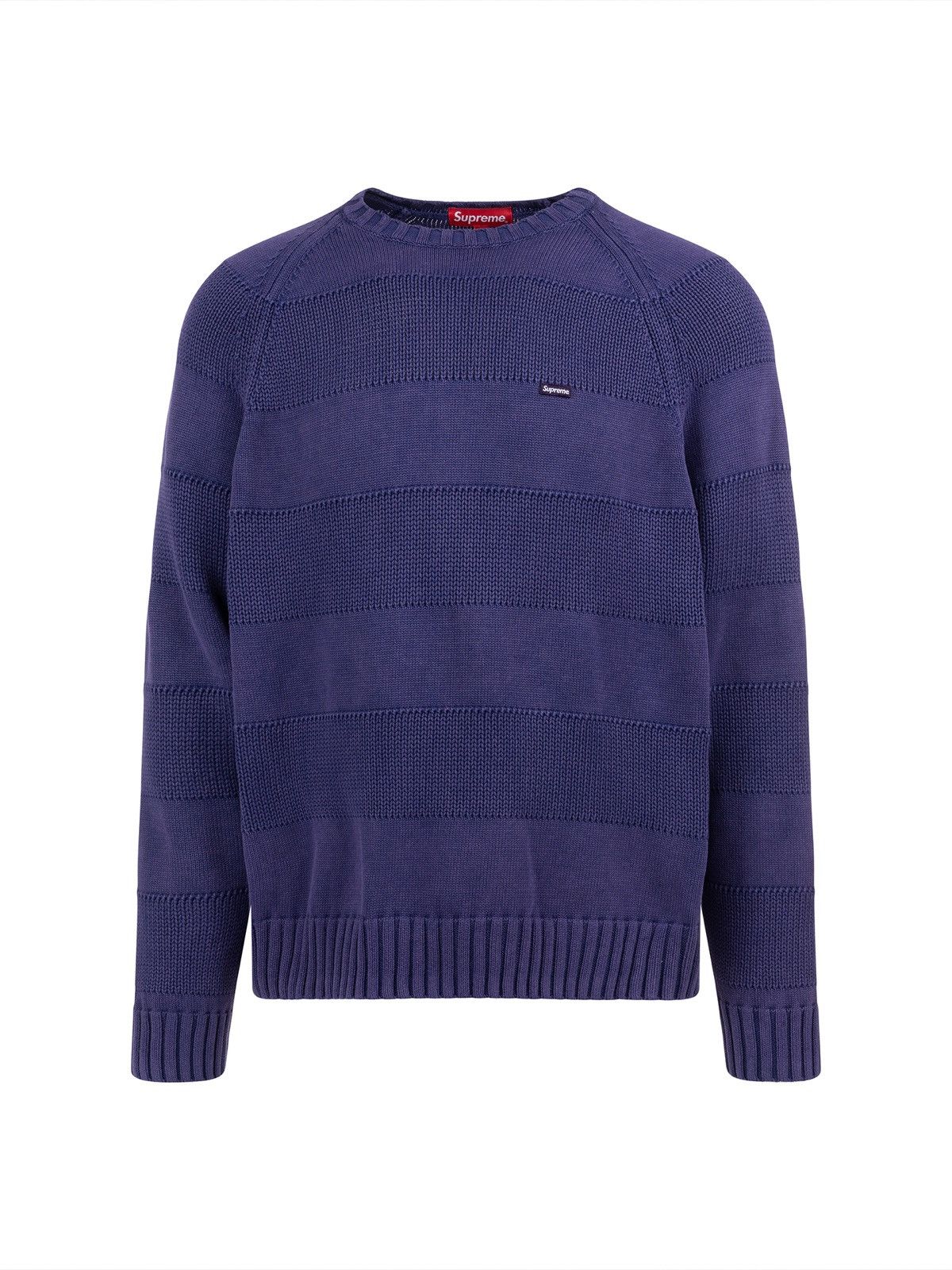 Supreme Logo Stripe Knit Top | Grailed
