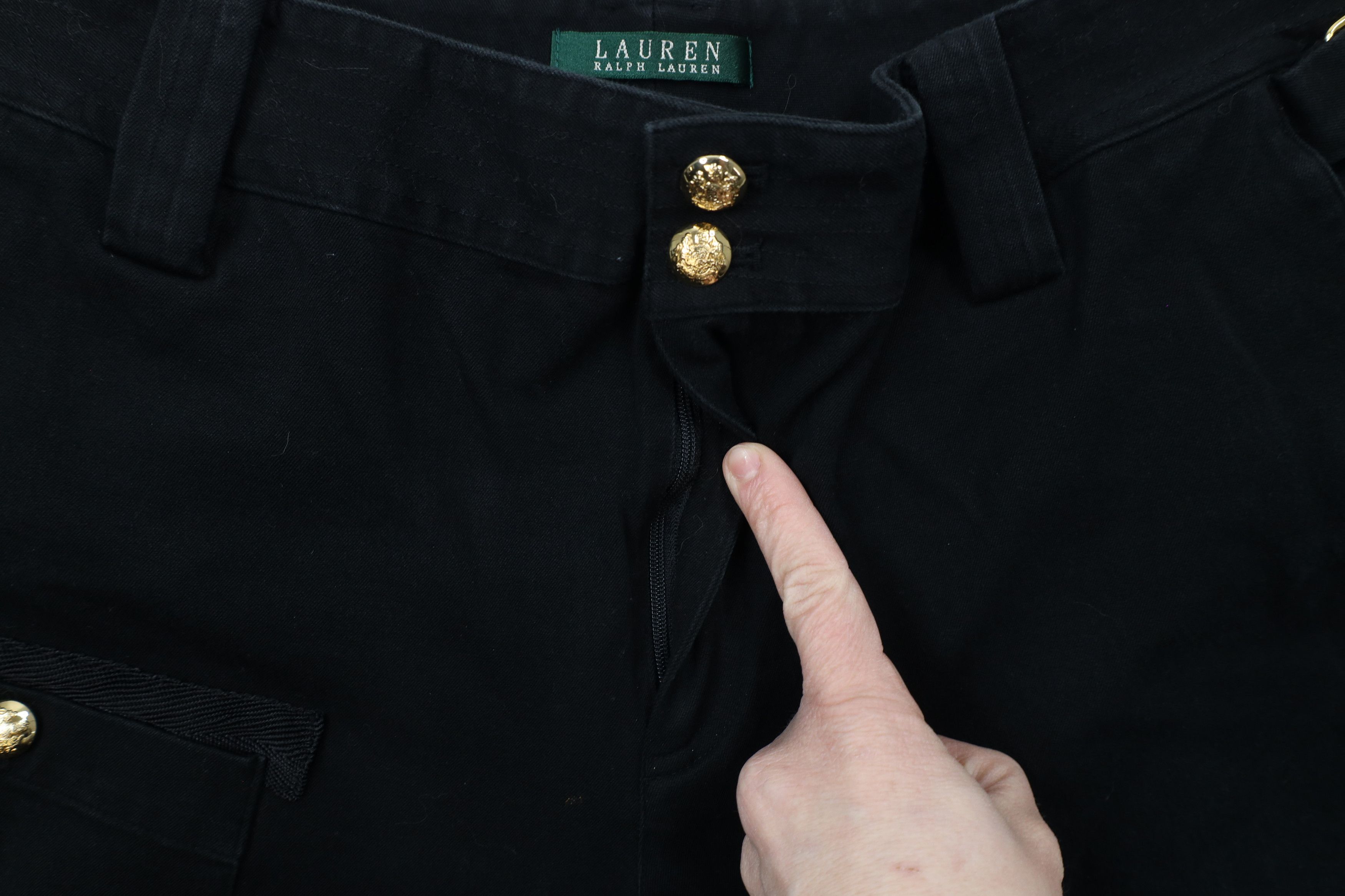 Ralph Lauren × Vintage Vintage 90s Ralph Lauren Side Buckle Stretch Cargo Pants Size 36" / US 14 / IT 50 - 7 Thumbnail