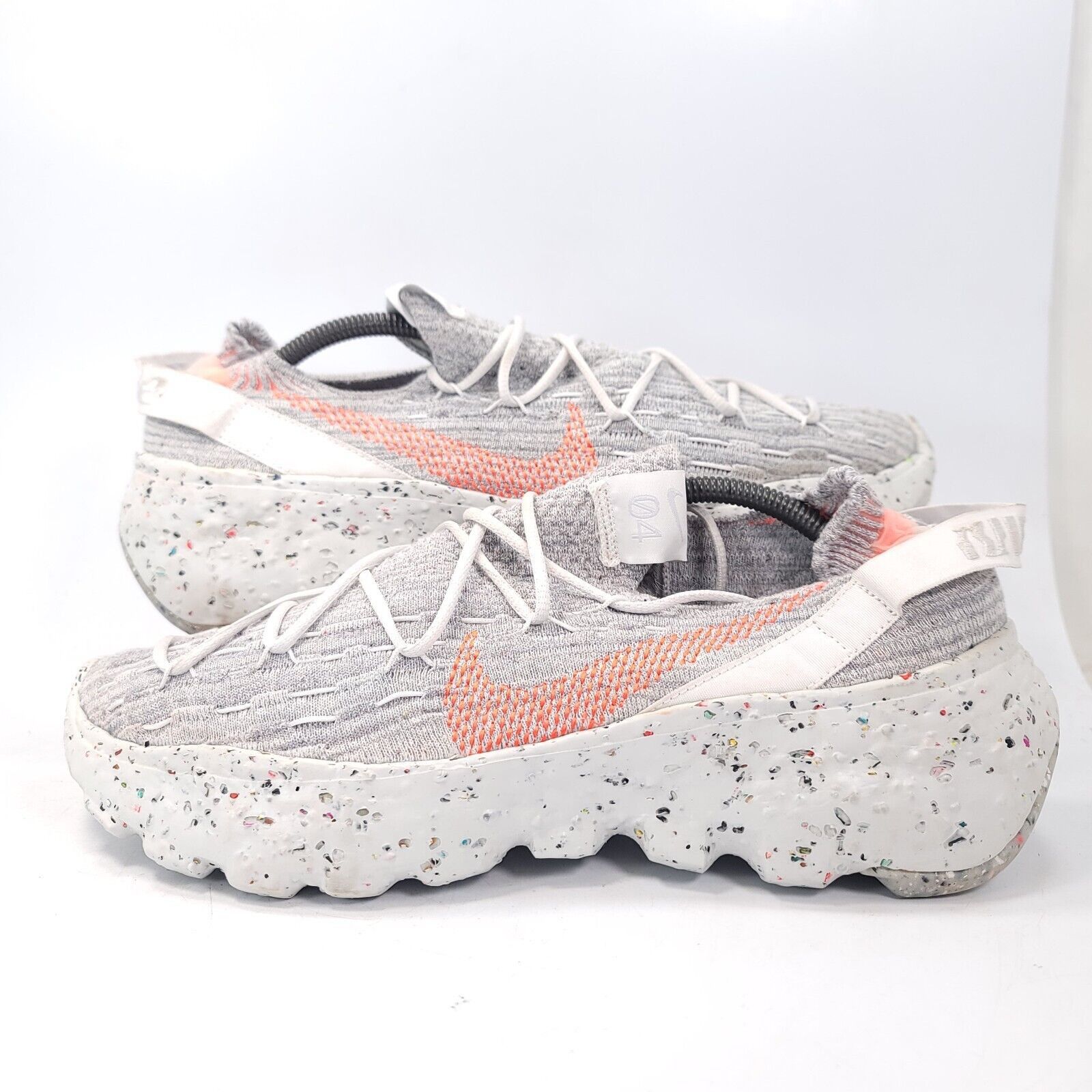 Nike Nike Space Hippie 04 Shoe Women Size 13 CD3476-100 Gray Pink Size US 12 / IT 42 - 6 Thumbnail